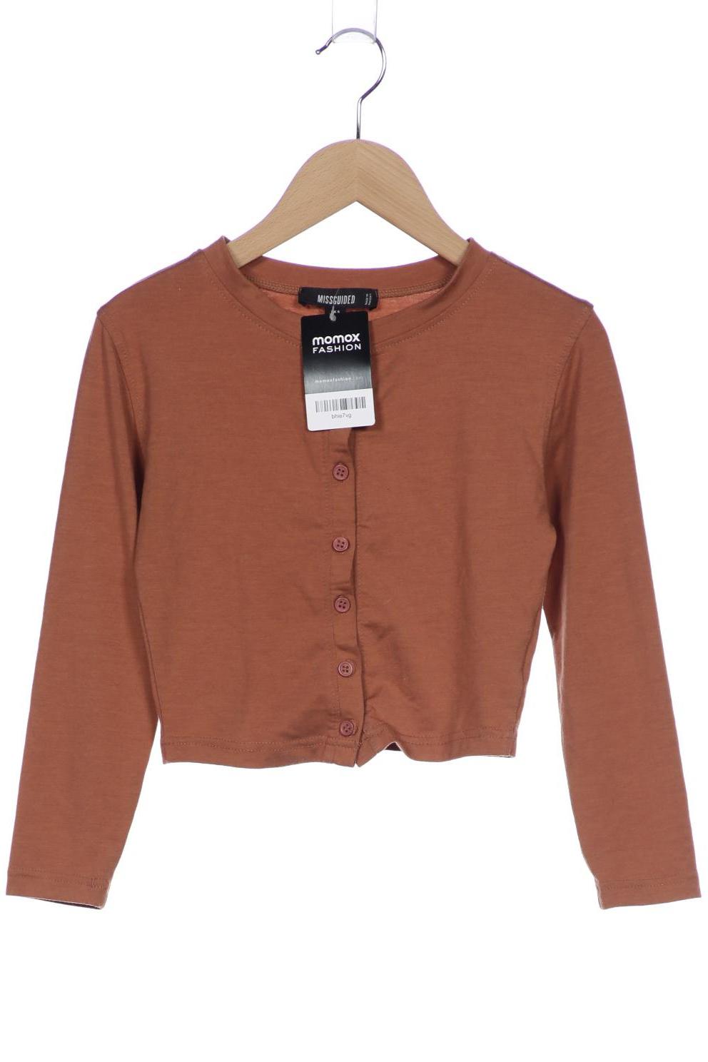 

Missguided Damen Langarmshirt, orange, Gr. 34