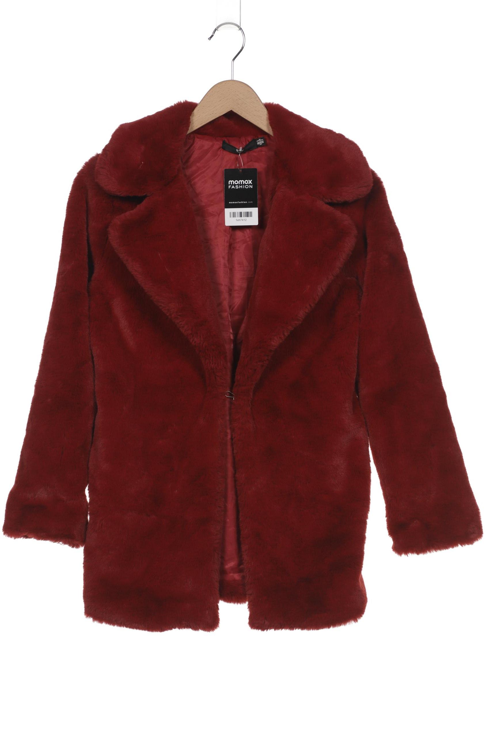 

Missguided Damen Mantel, rot, Gr. 34
