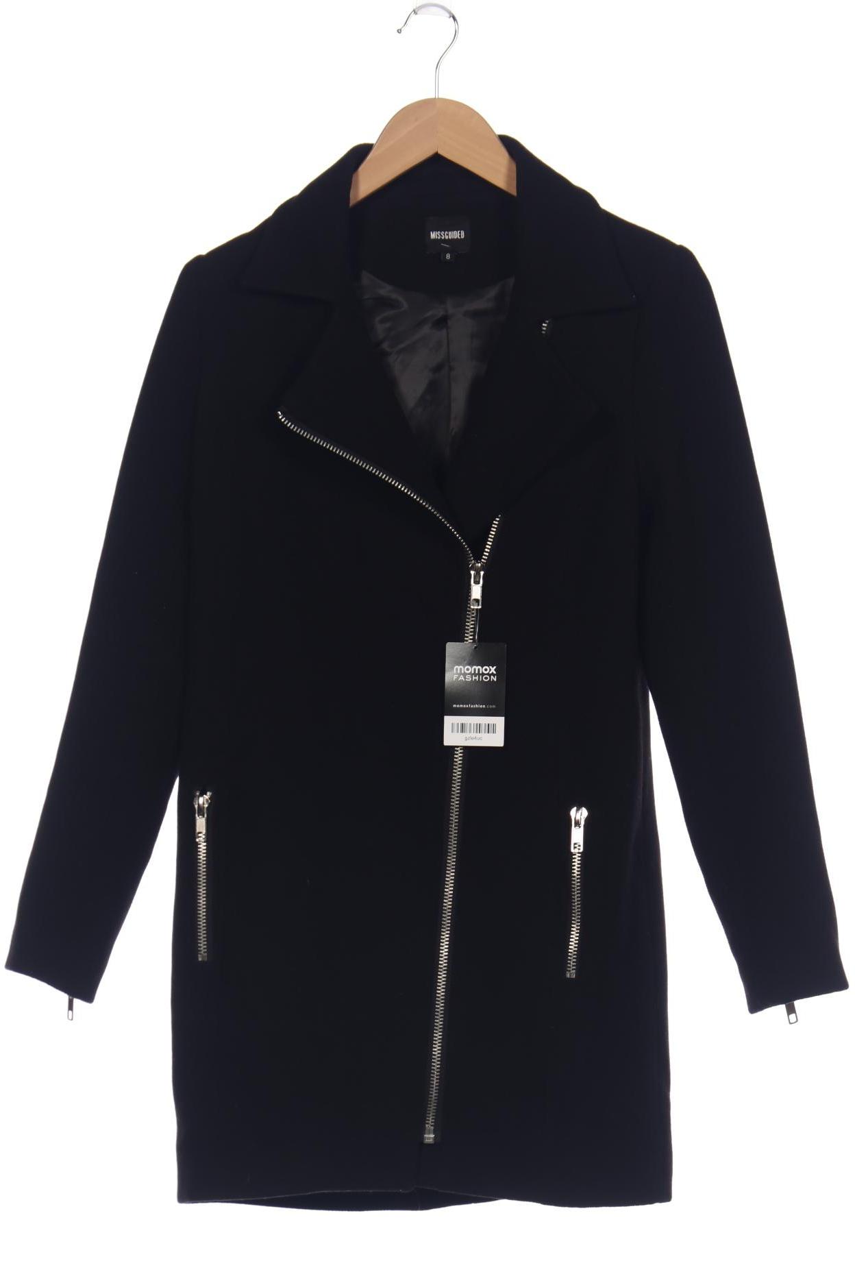 Thumbnail - Missguided Damen Mantel, schwarz, Gr. 36