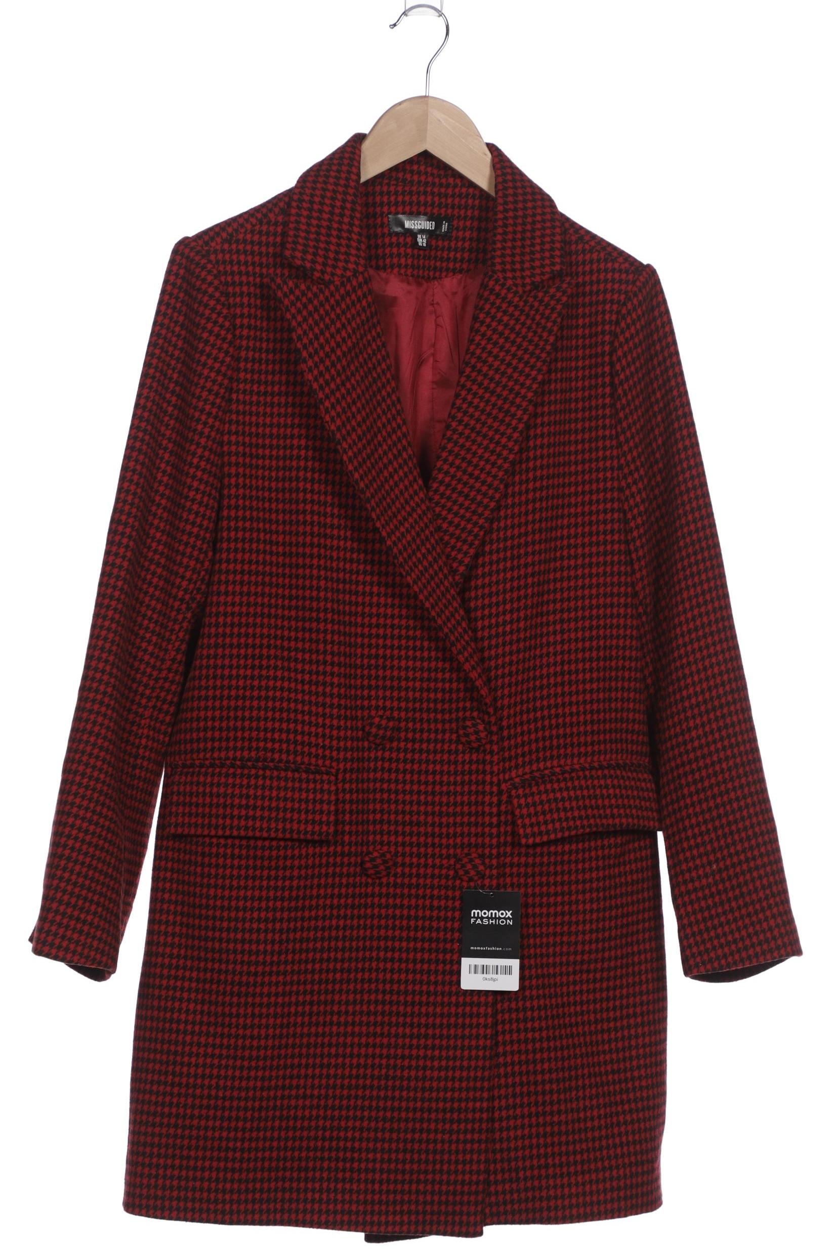

Missguided Damen Mantel, rot, Gr. 42