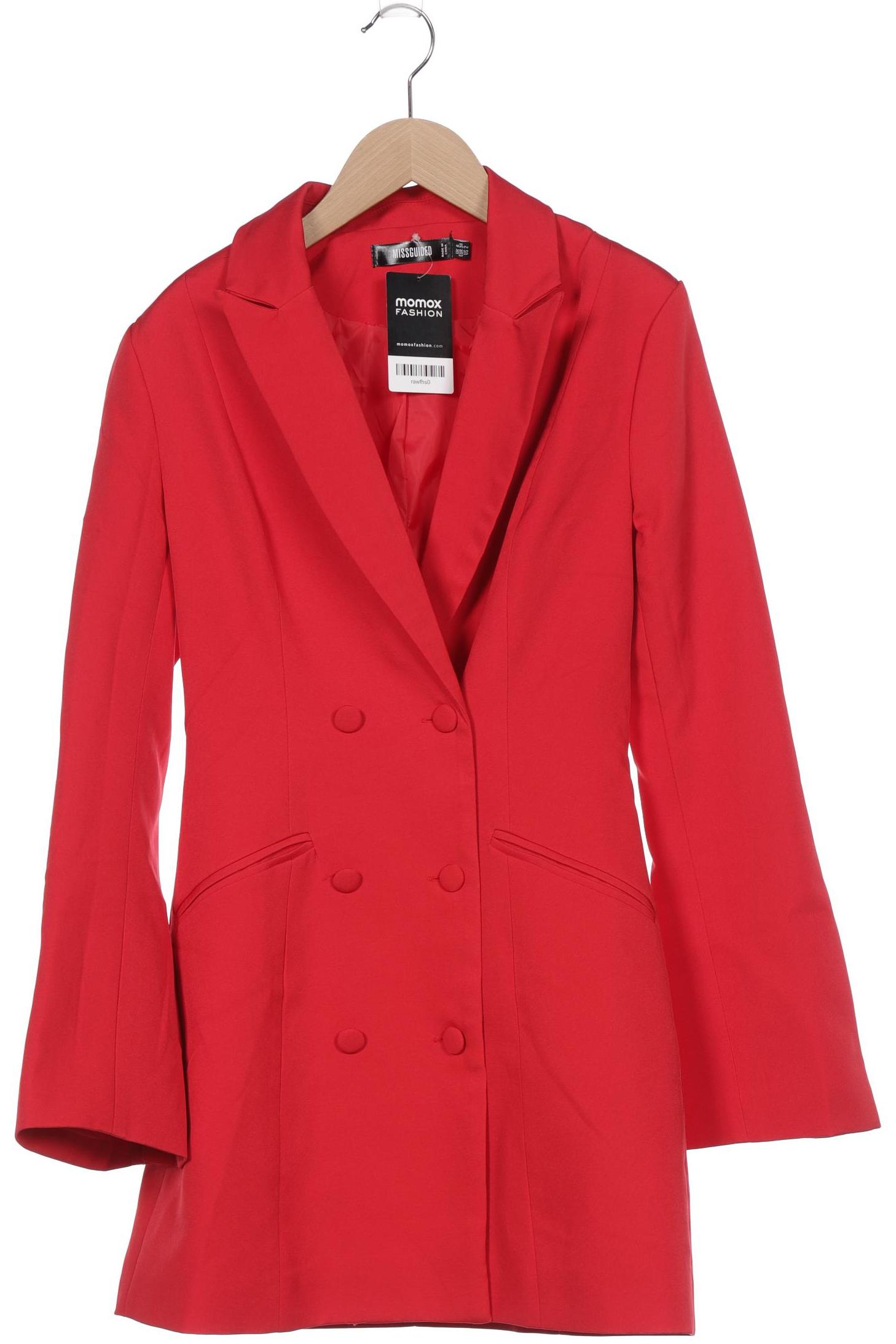 

Missguided Damen Mantel, rot, Gr. 34