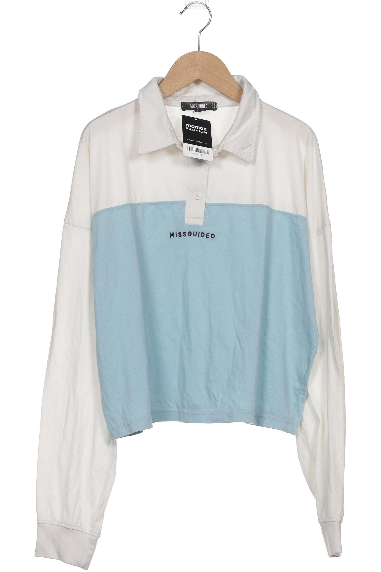 

Missguided Damen Poloshirt, blau, Gr. 38