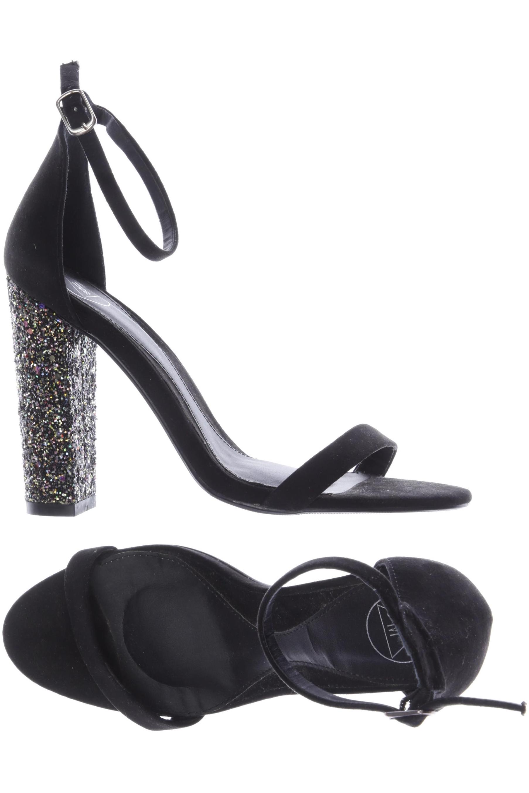 

Missguided Damen Sandale, schwarz, Gr. 40