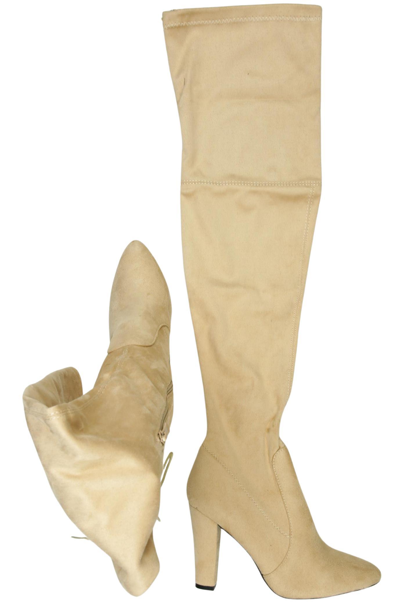 

Missguided Damen Stiefel, beige, Gr. 7