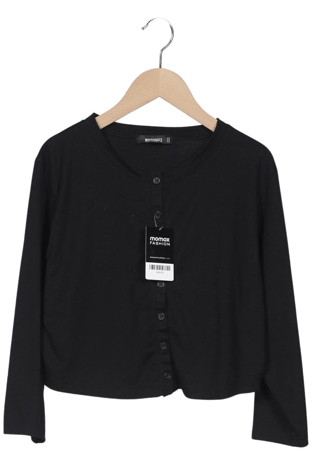 

Missguided Damen Strickjacke, schwarz, Gr. 44