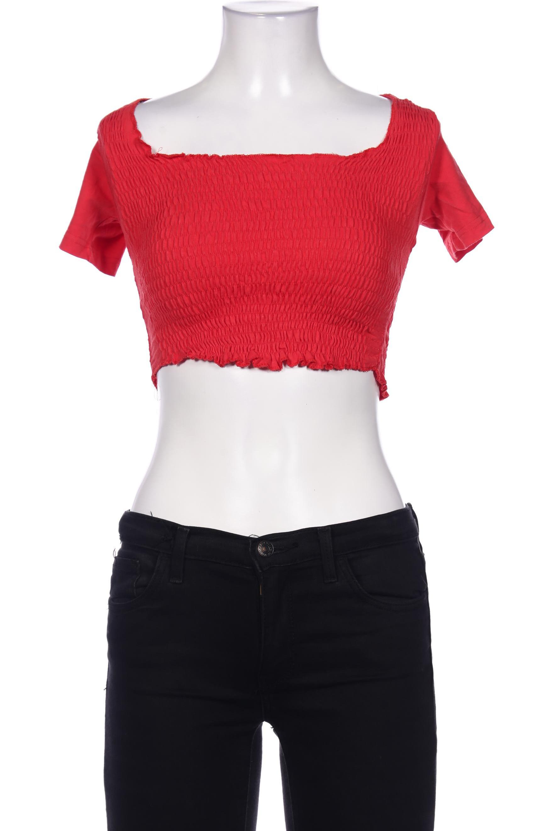 

Missguided Damen T-Shirt, rot, Gr. 34