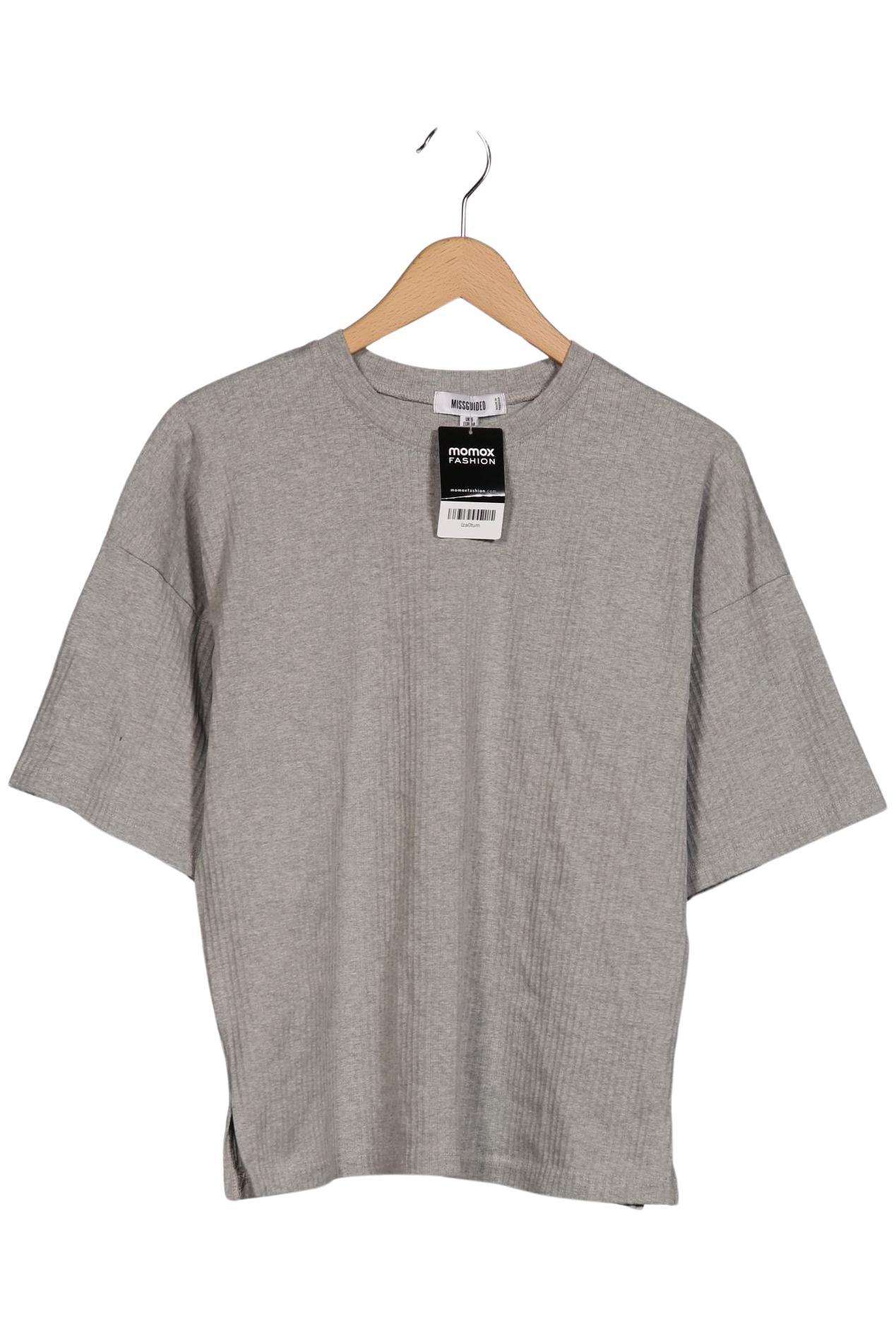 

Missguided Damen T-Shirt, grau, Gr. 34