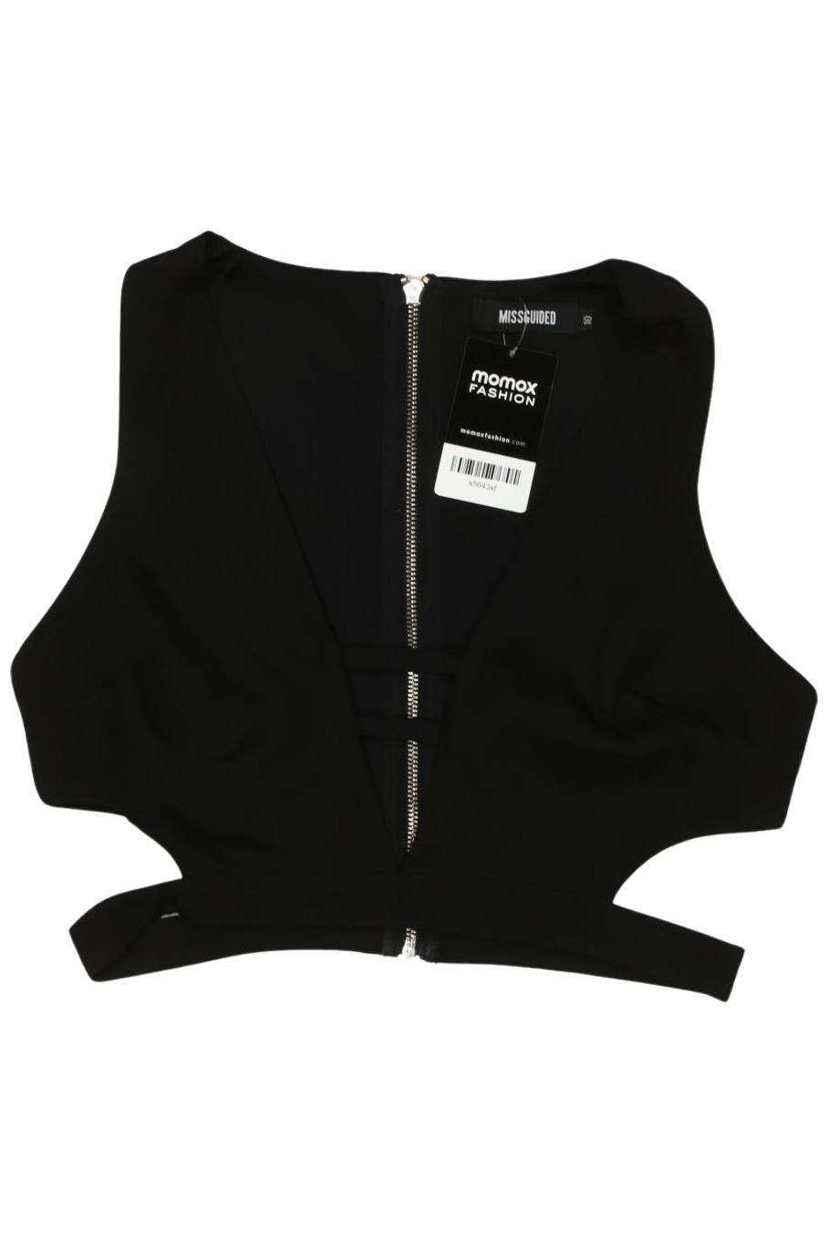 

Missguided Damen Top, schwarz, Gr. 10