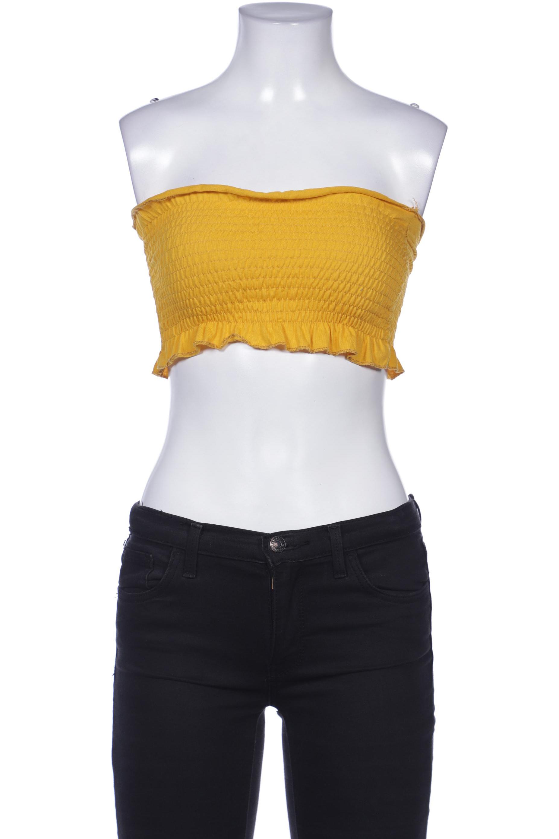 

Missguided Damen Top, gelb, Gr. 34