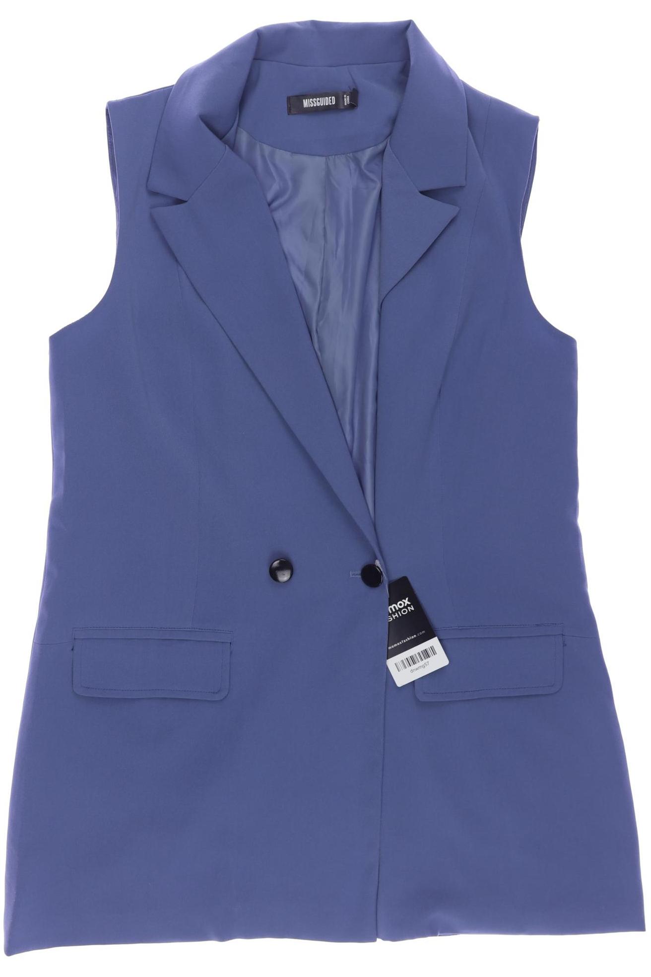 

Missguided Damen Weste, blau, Gr. 38