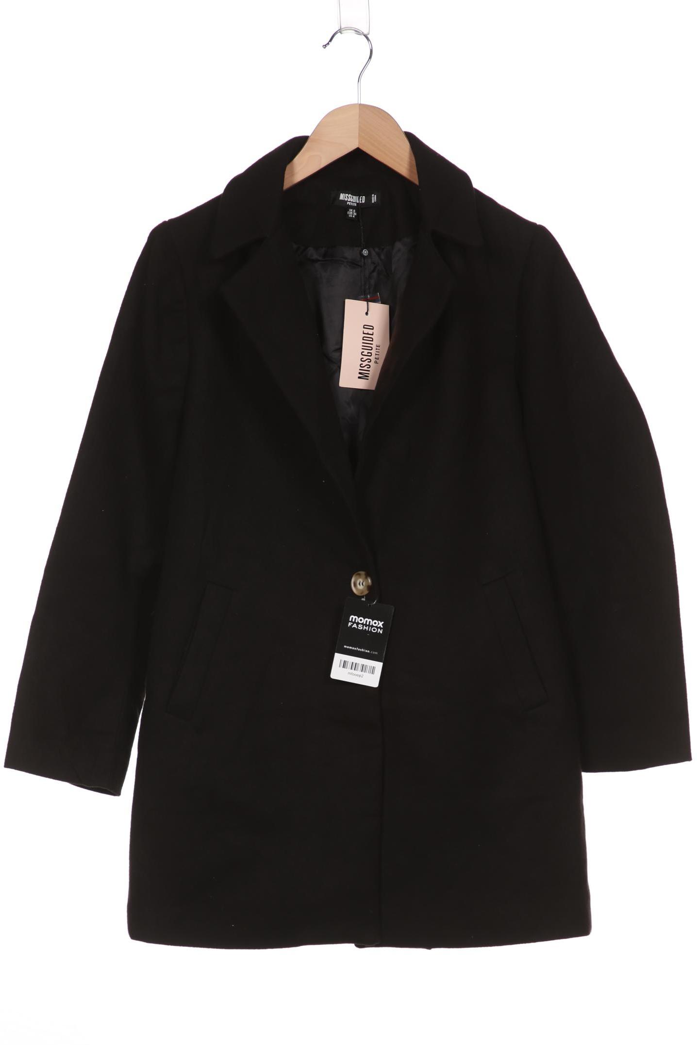 

Missguided Petite Damen Mantel, schwarz, Gr. 36