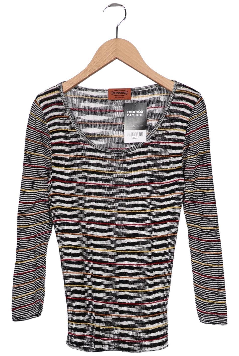 

Missoni Damen Langarmshirt, schwarz, Gr. 44