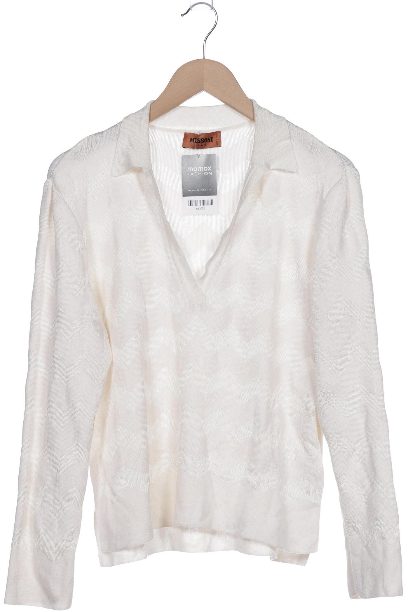

Missoni Damen Pullover, cremeweiß, Gr. 48
