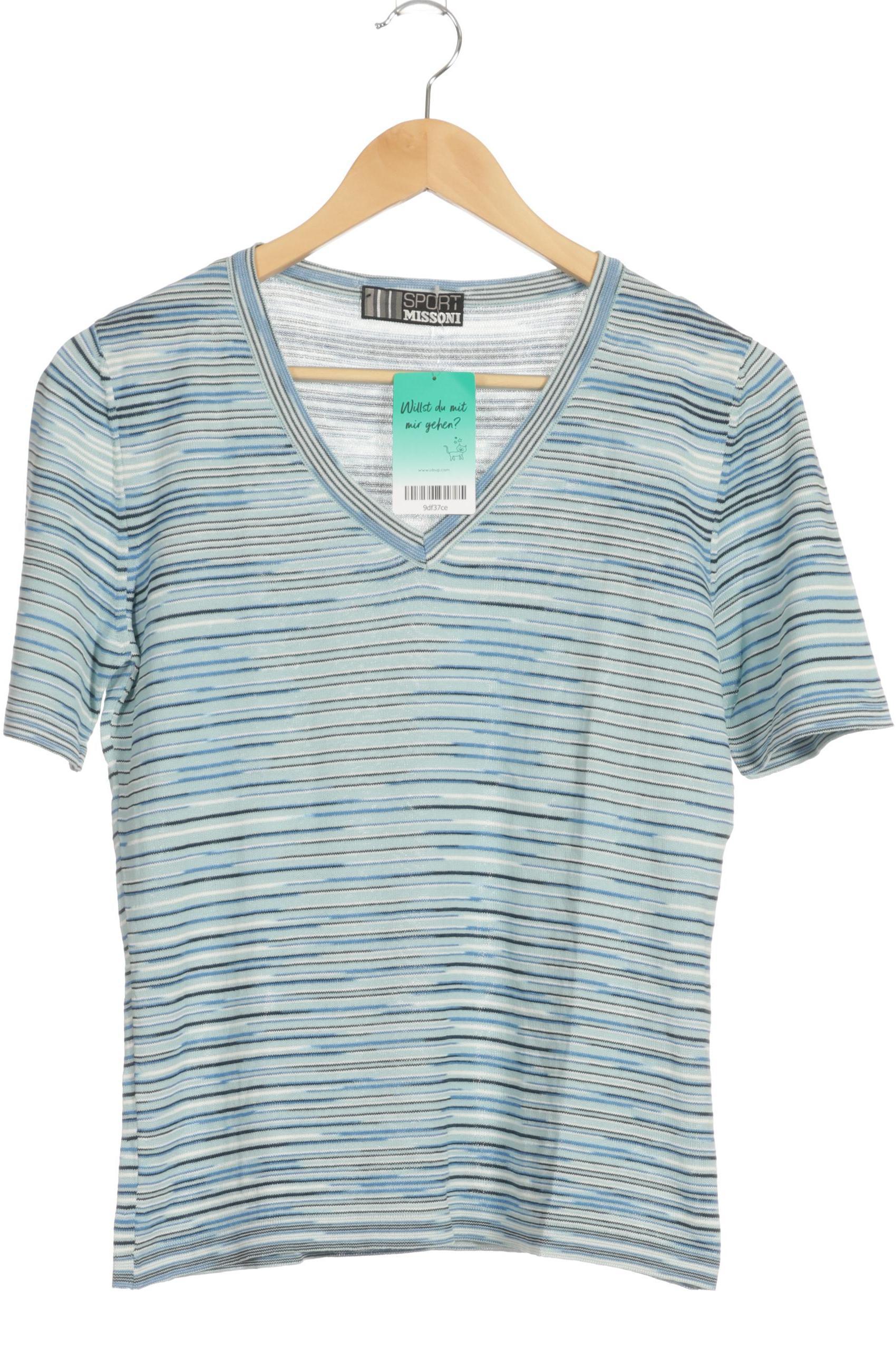 

Missoni Damen T-Shirt, blau, Gr. 48