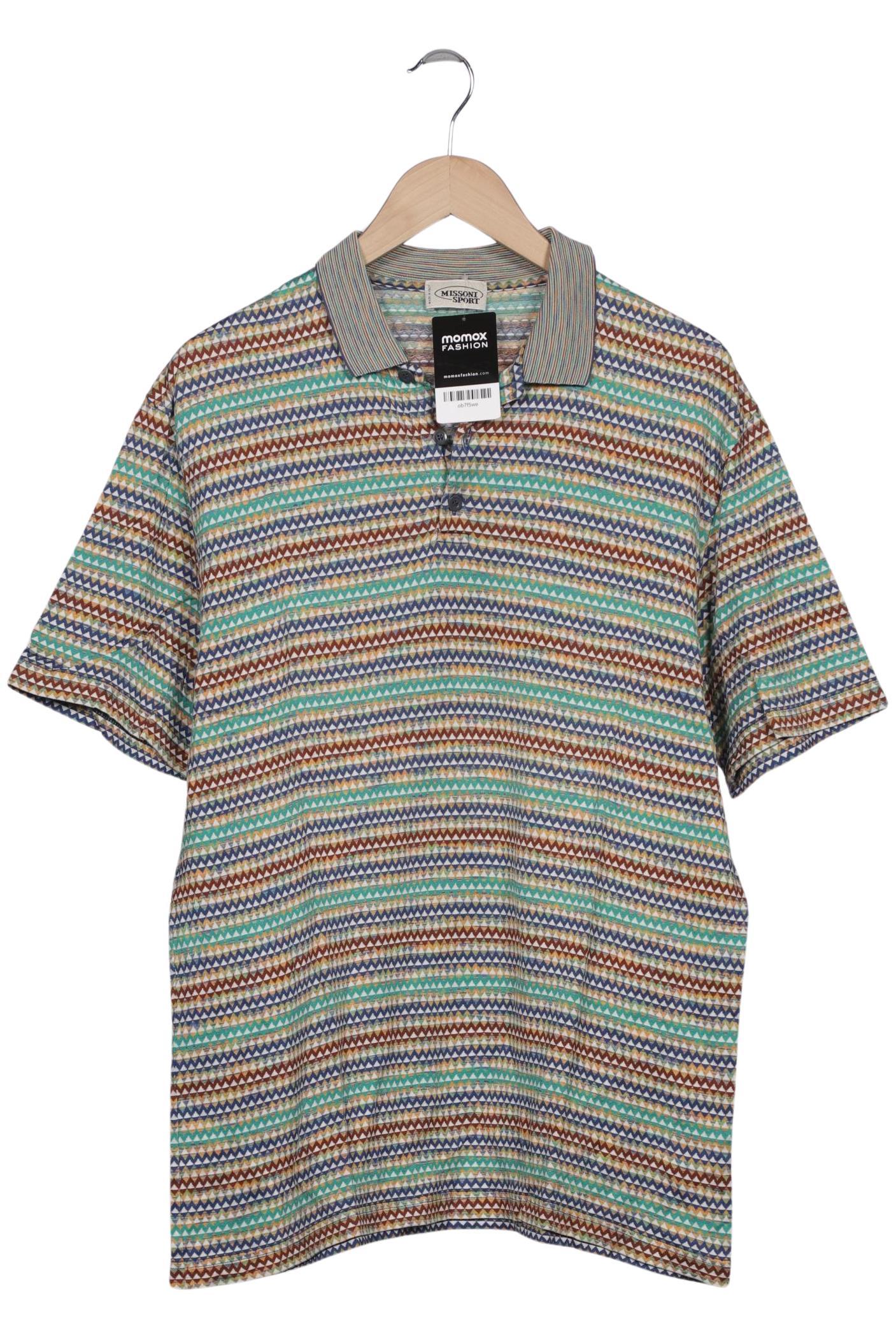 Thumbnail - Missoni Herren Poloshirt, grün, Gr. 54