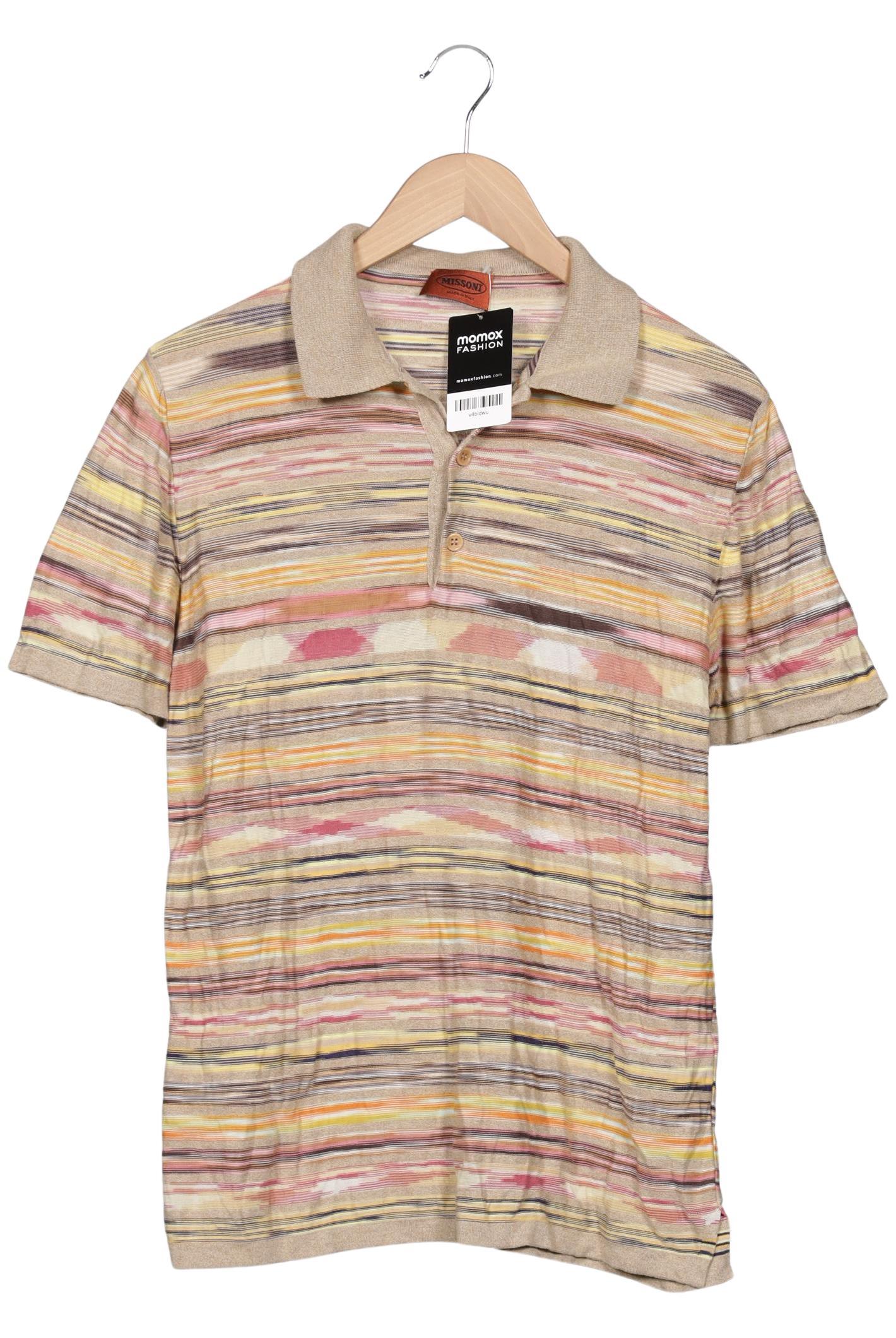

Missoni Herren Poloshirt, beige, Gr. 50