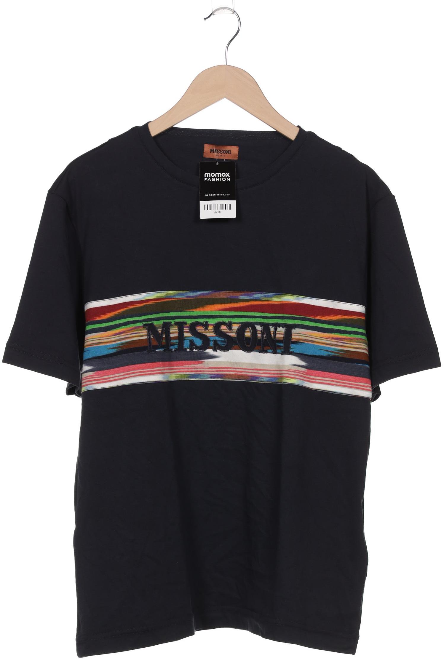 

Missoni Herren T-Shirt, marineblau, Gr. 48