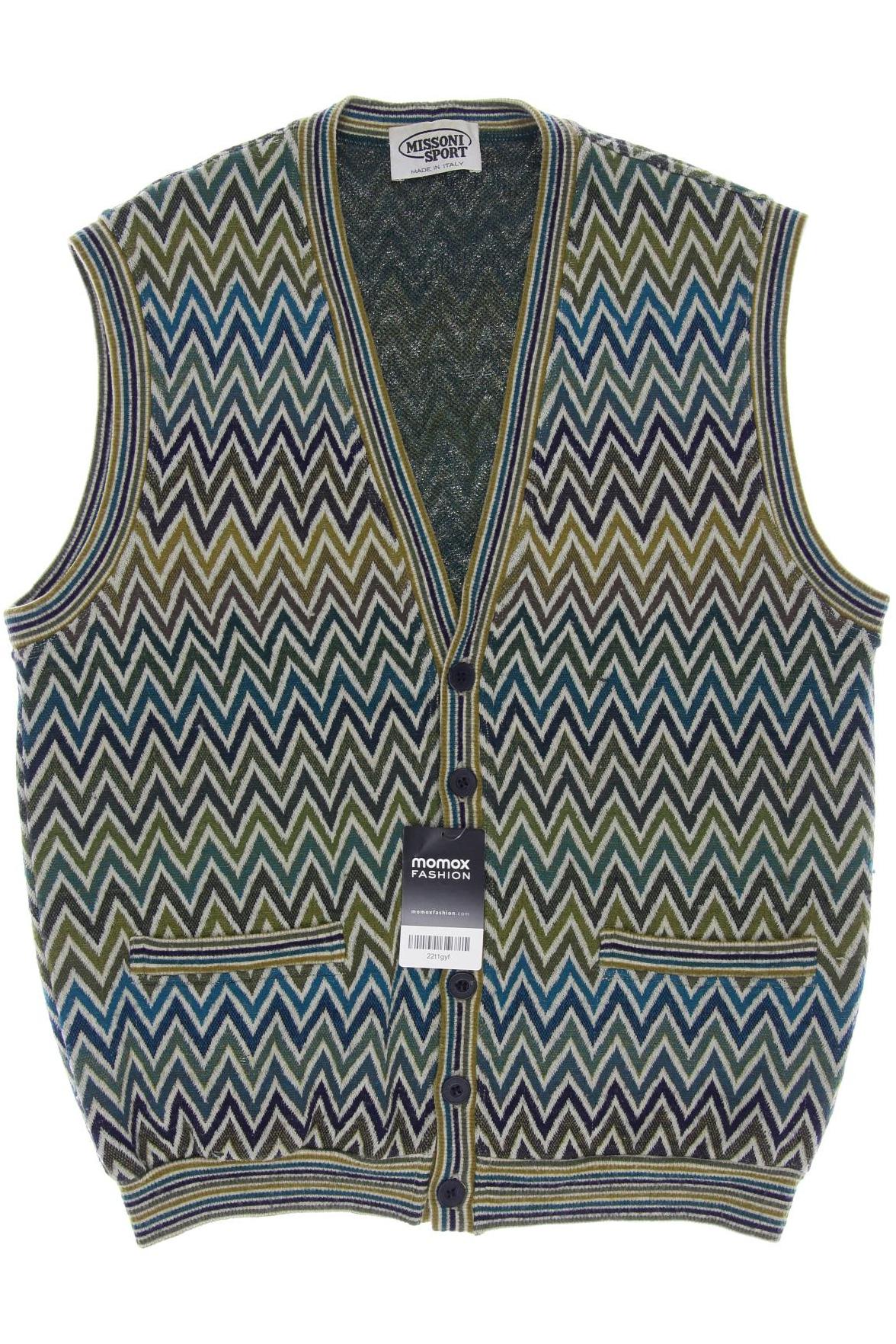

Missoni Herren Weste, türkis, Gr. 48