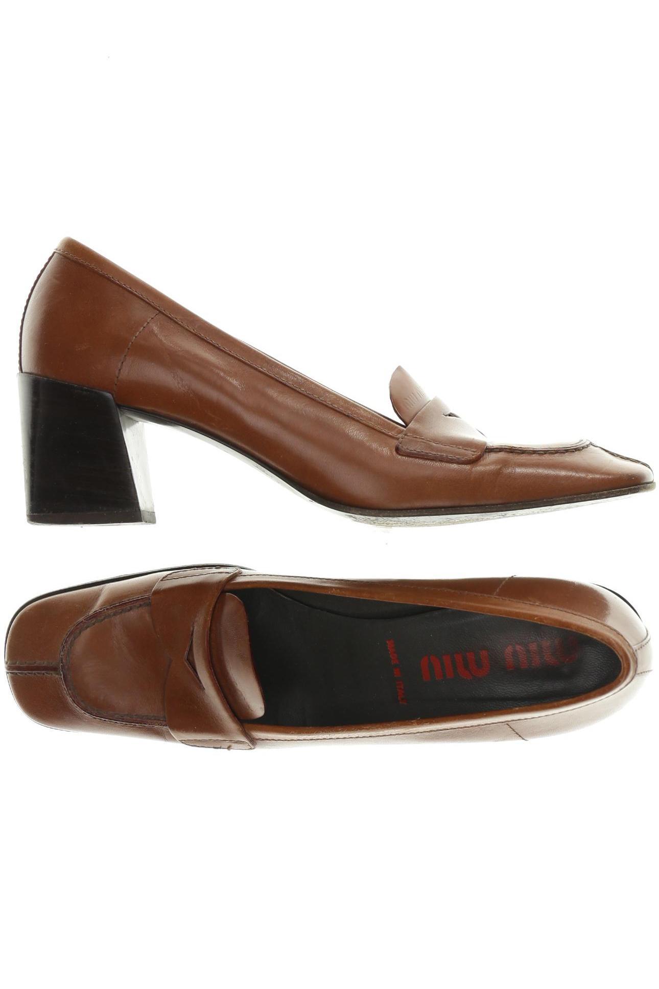 

Miu Miu Damen Pumps, braun, Gr. 39