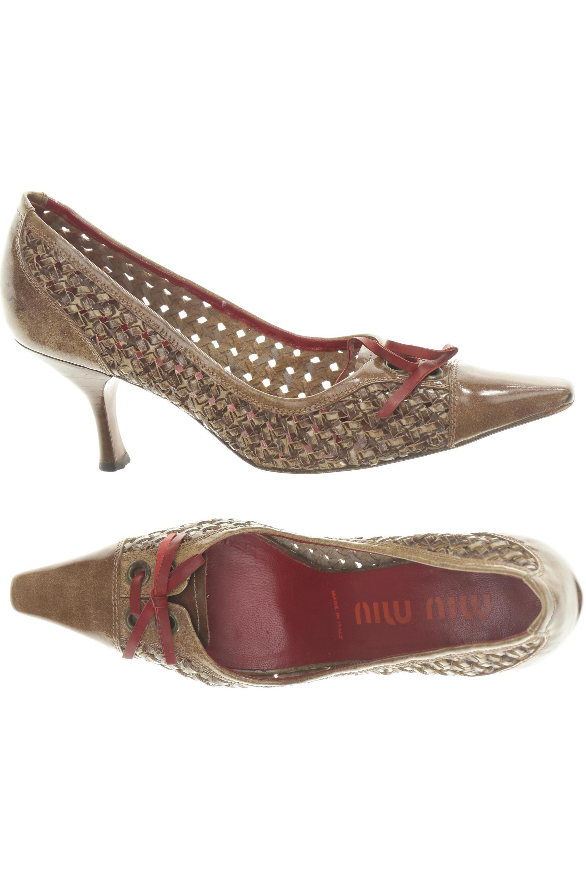 

Miu Miu Damen Pumps, braun, Gr. 37