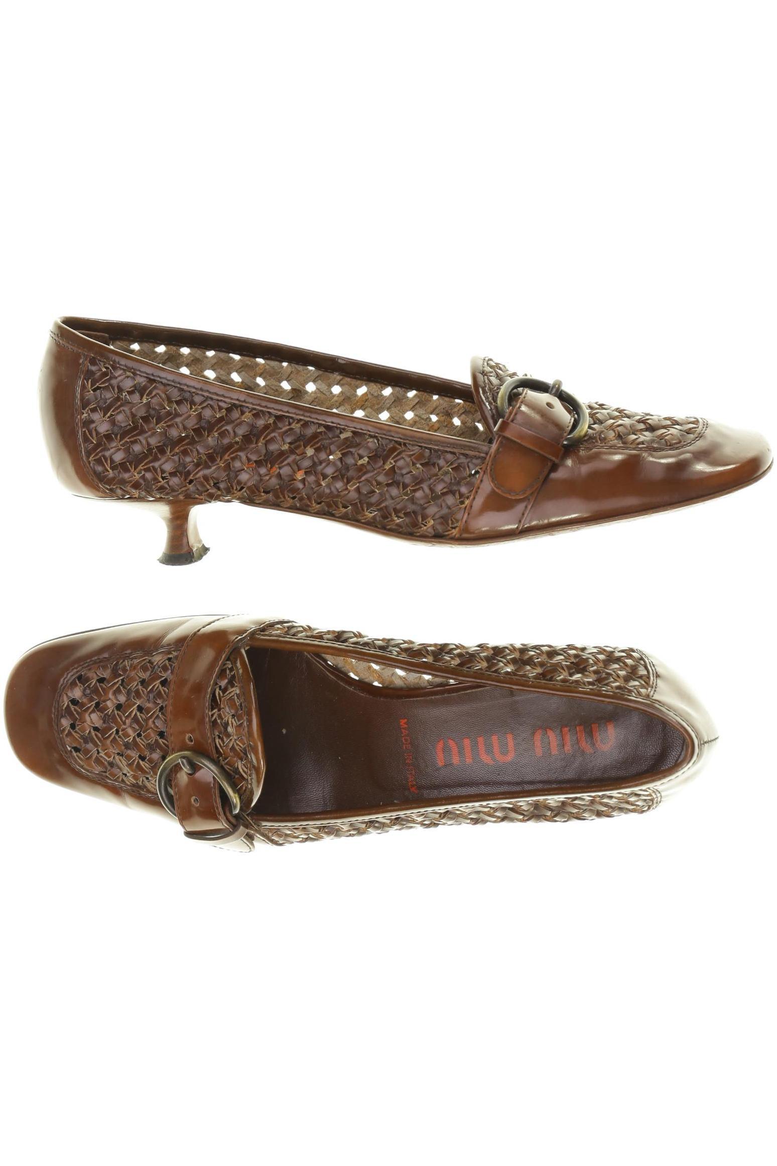 

Miu Miu Damen Pumps, braun, Gr. 38
