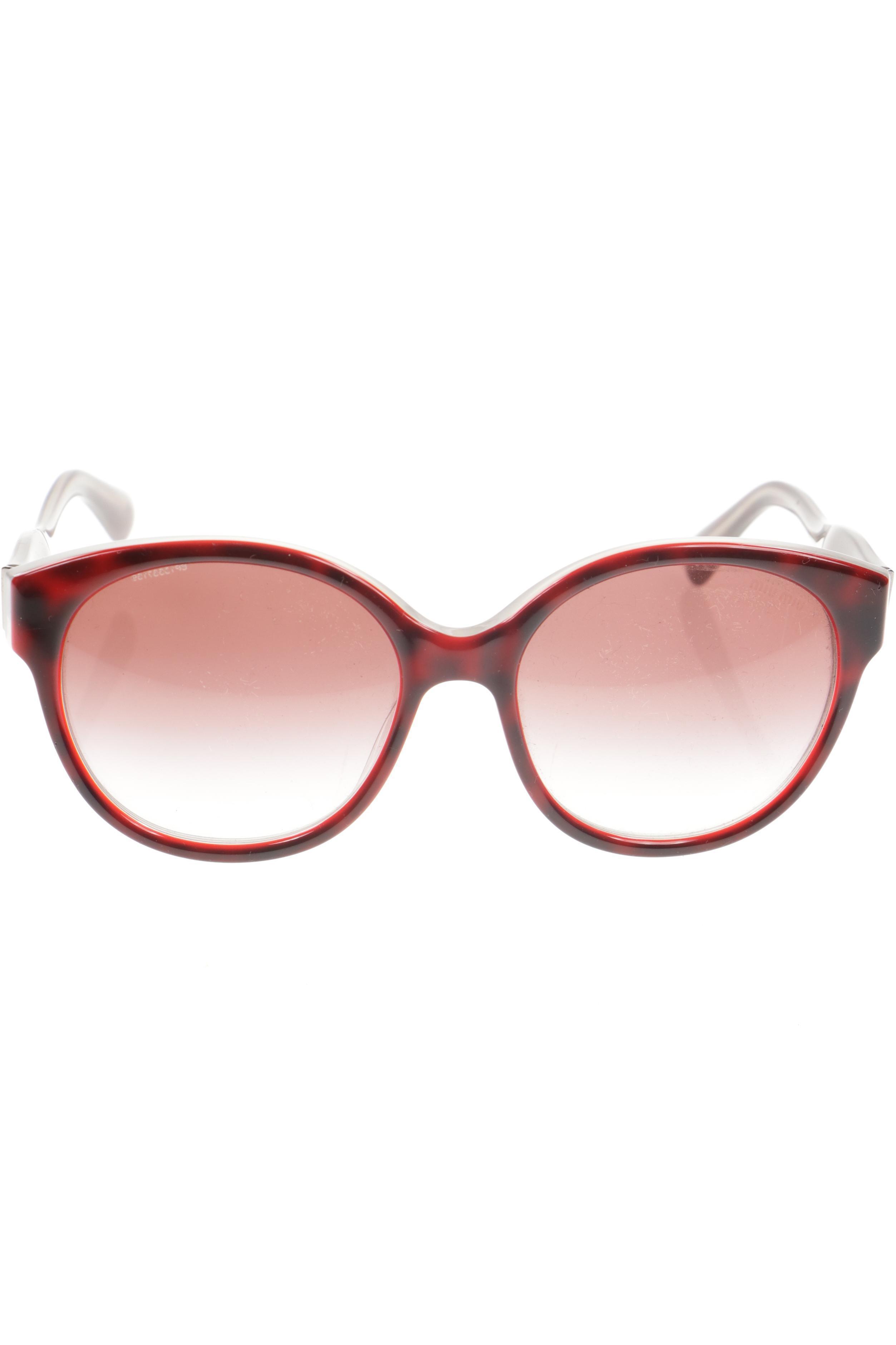 

Miu Miu Damen Sonnenbrille, rot, Gr.