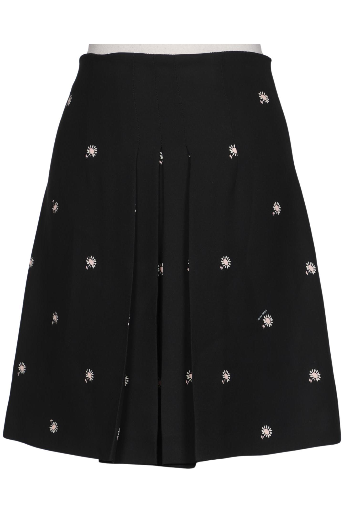 

Miu Miu Damen Rock, schwarz, Gr. 40