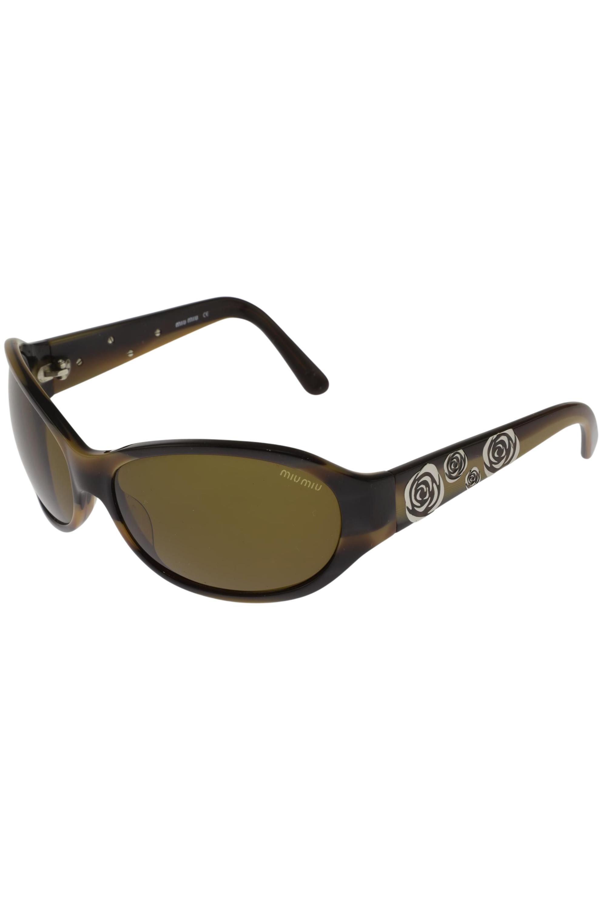 

Miu Miu Damen Sonnenbrille, braun, Gr.