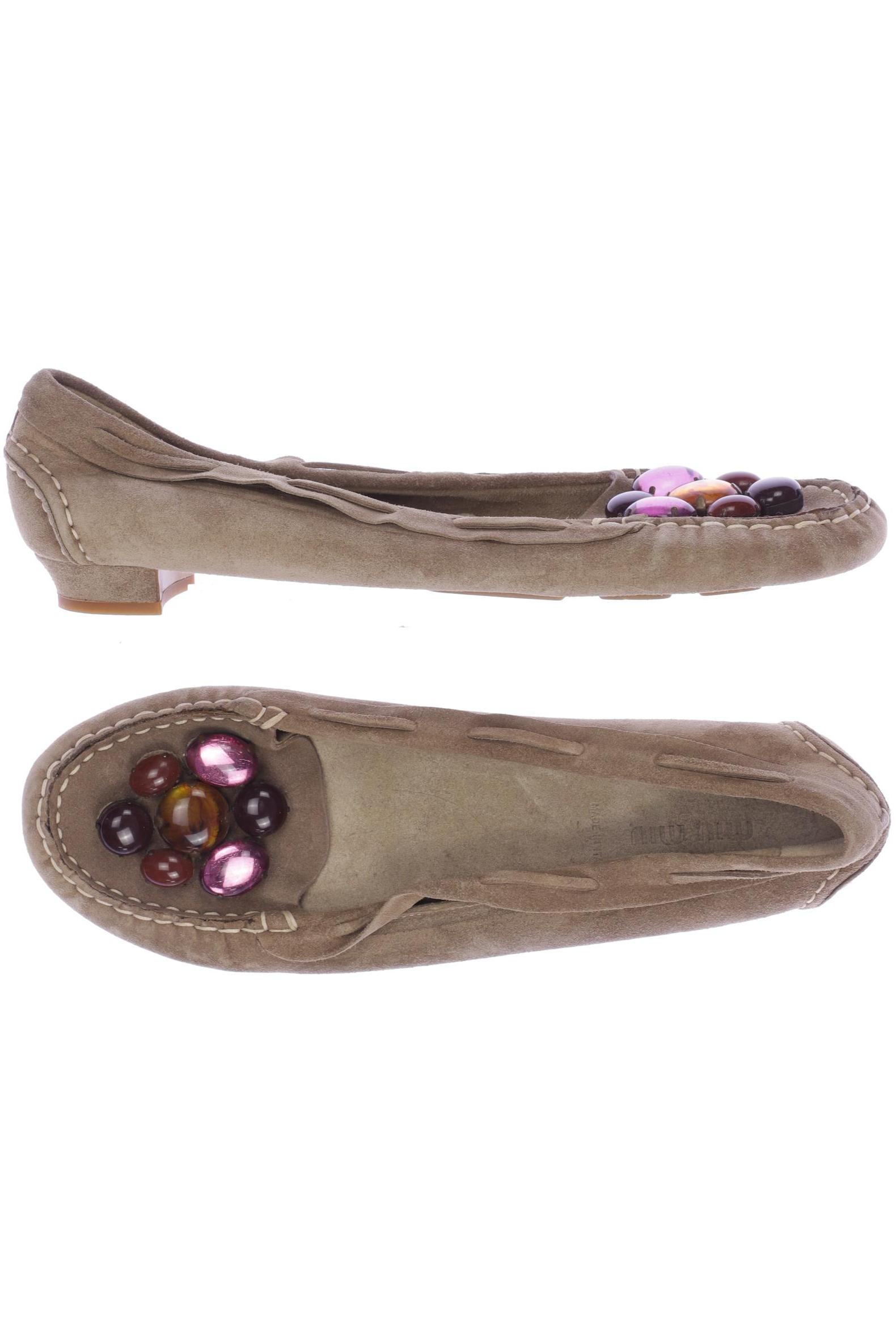 

Miu Miu Damen Halbschuh, beige, Gr. 40