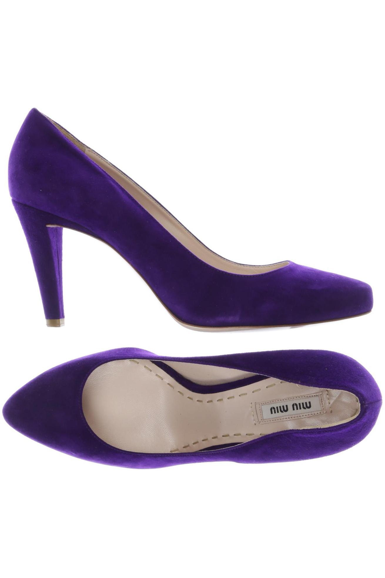 

Miu Miu Damen Pumps, flieder, Gr. 40