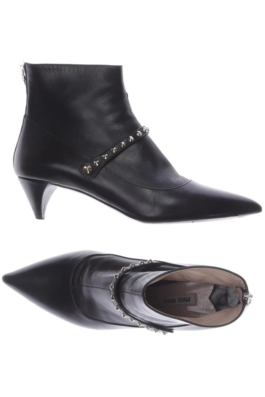 

Miu Miu Damen Stiefelette, schwarz, Gr. 38