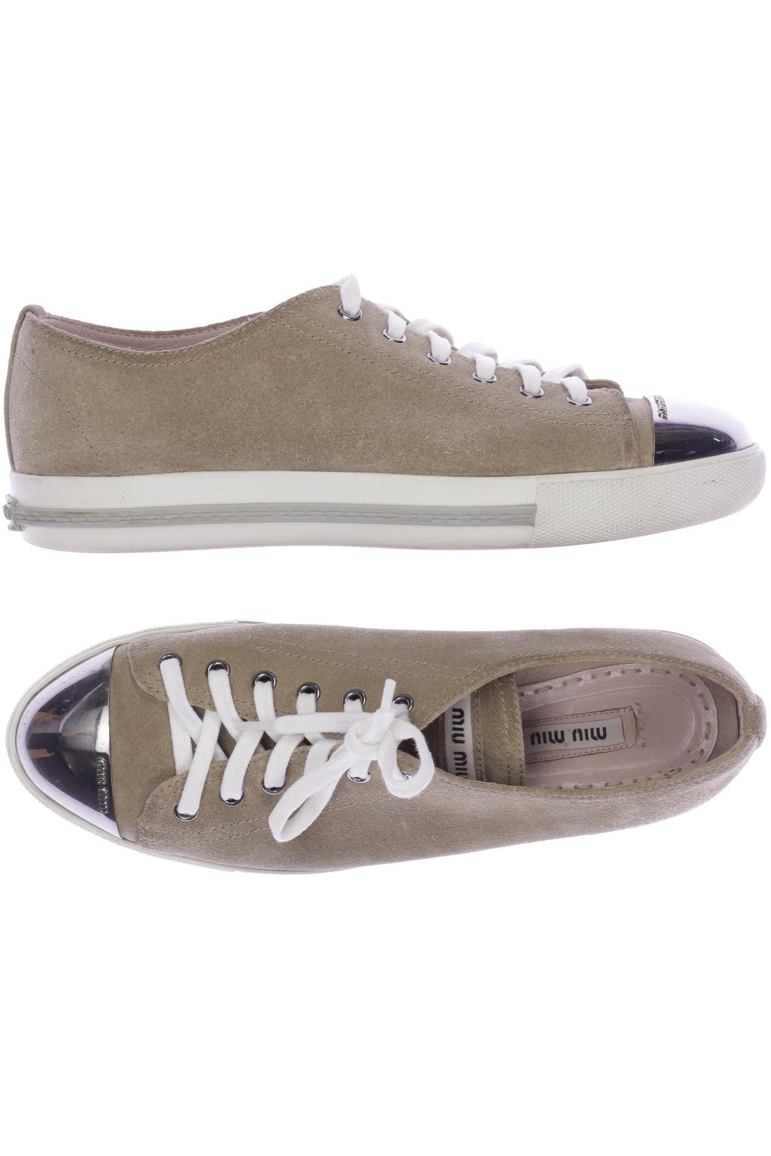 

Miu Miu Damen Sneakers, beige, Gr. 39.5