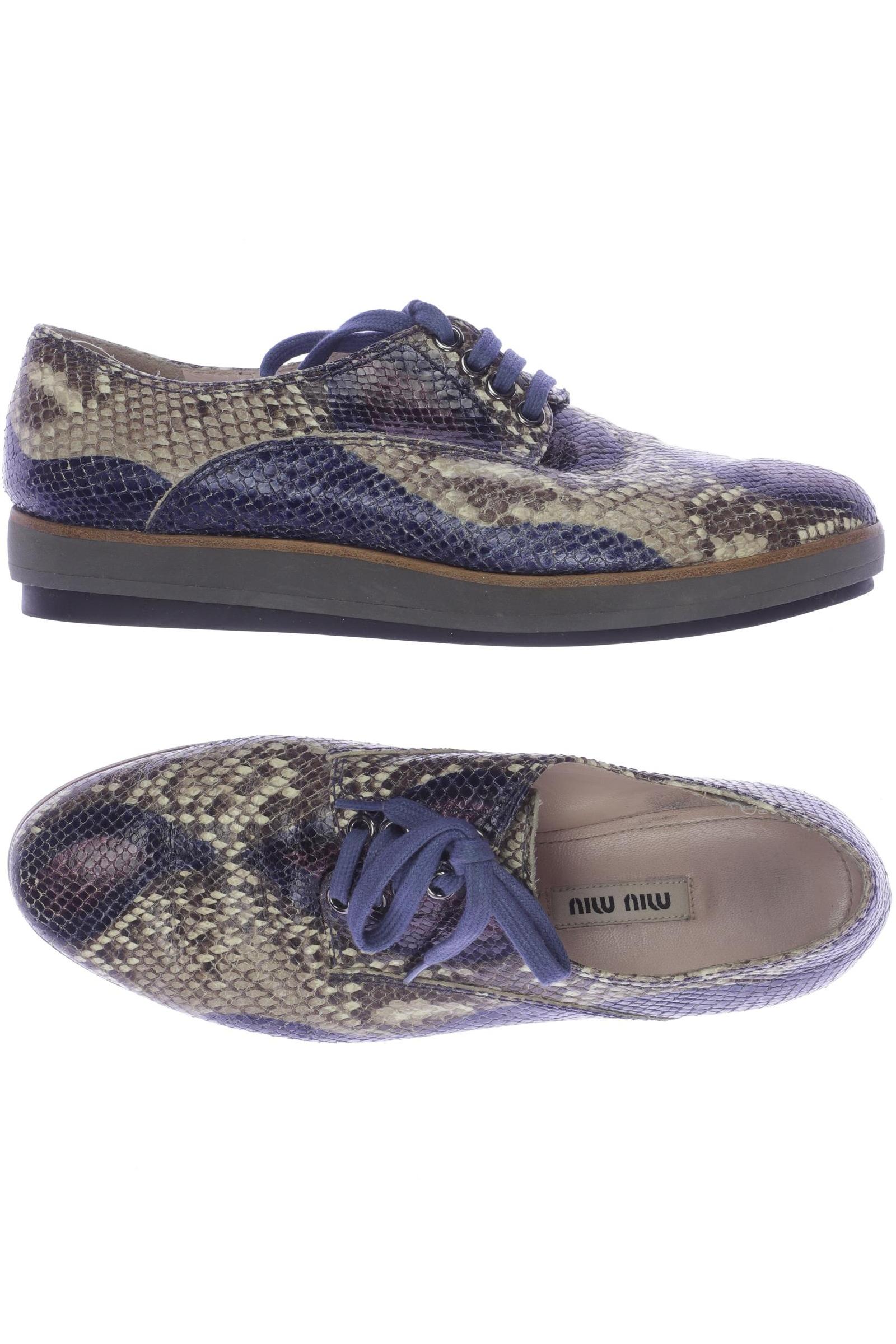 

Miu Miu Damen Halbschuh, mehrfarbig, Gr. 37