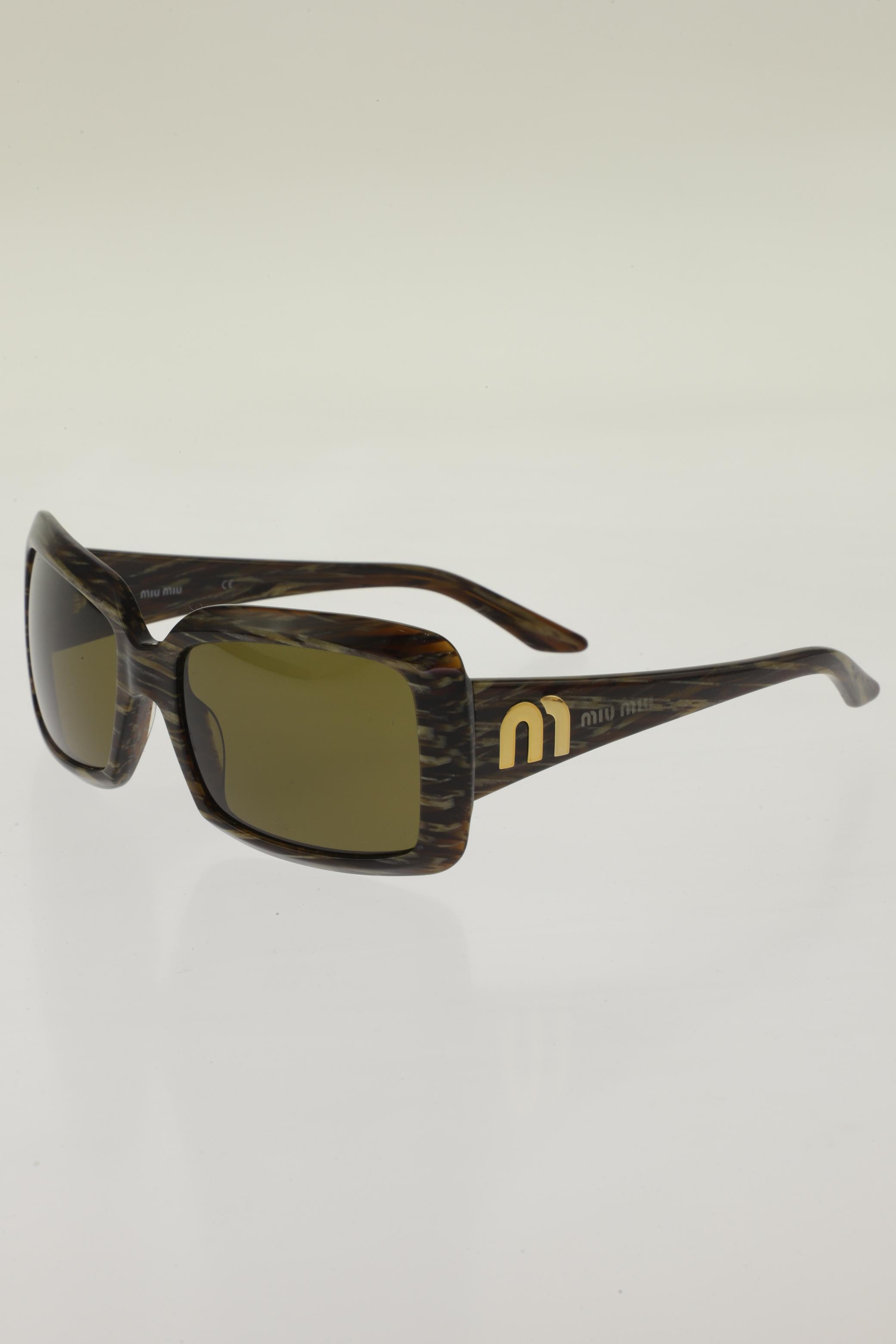 

Miu Miu Damen Sonnenbrille, braun, Gr.