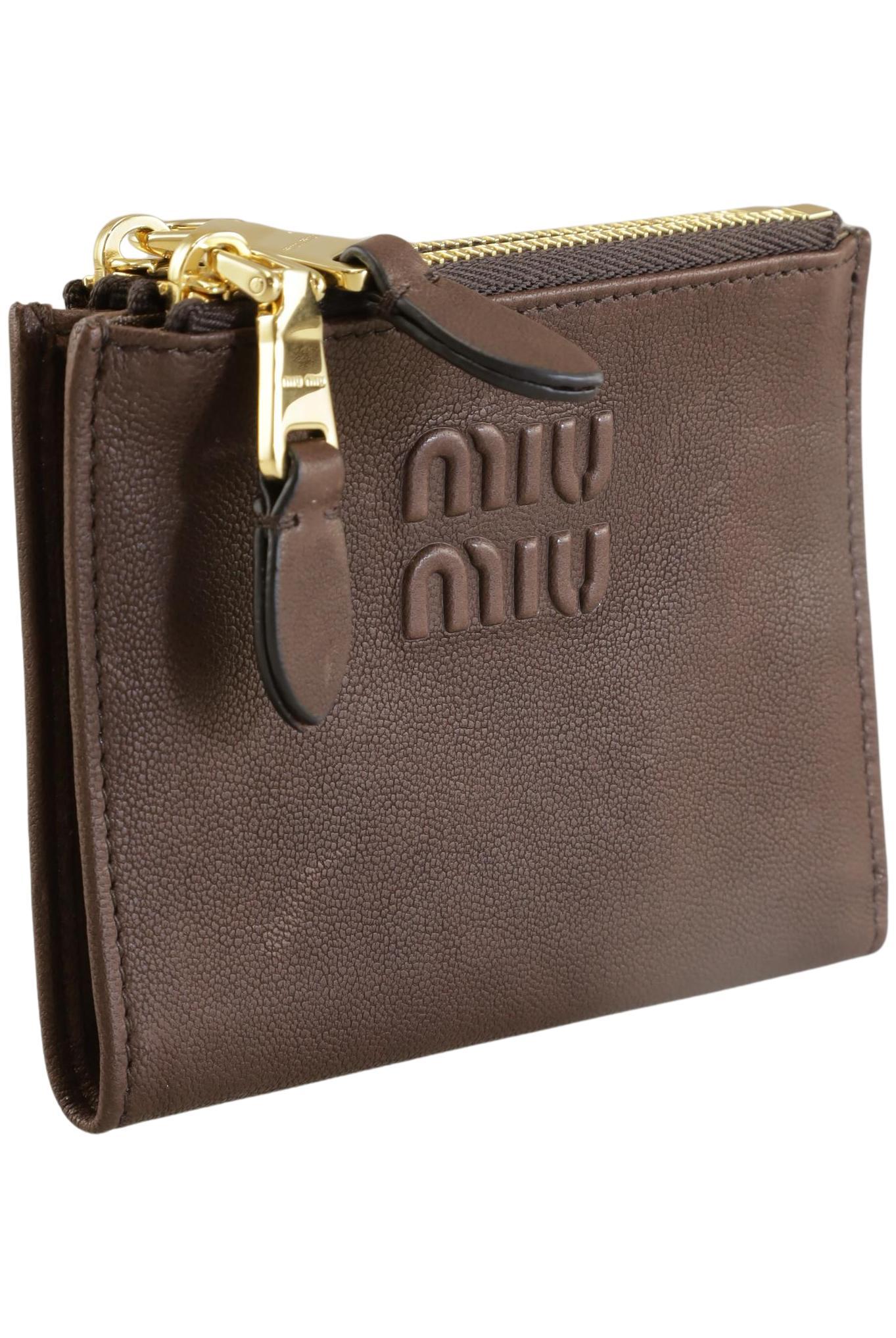 

Miu Miu Damen Portemonnaie, braun, Gr.
