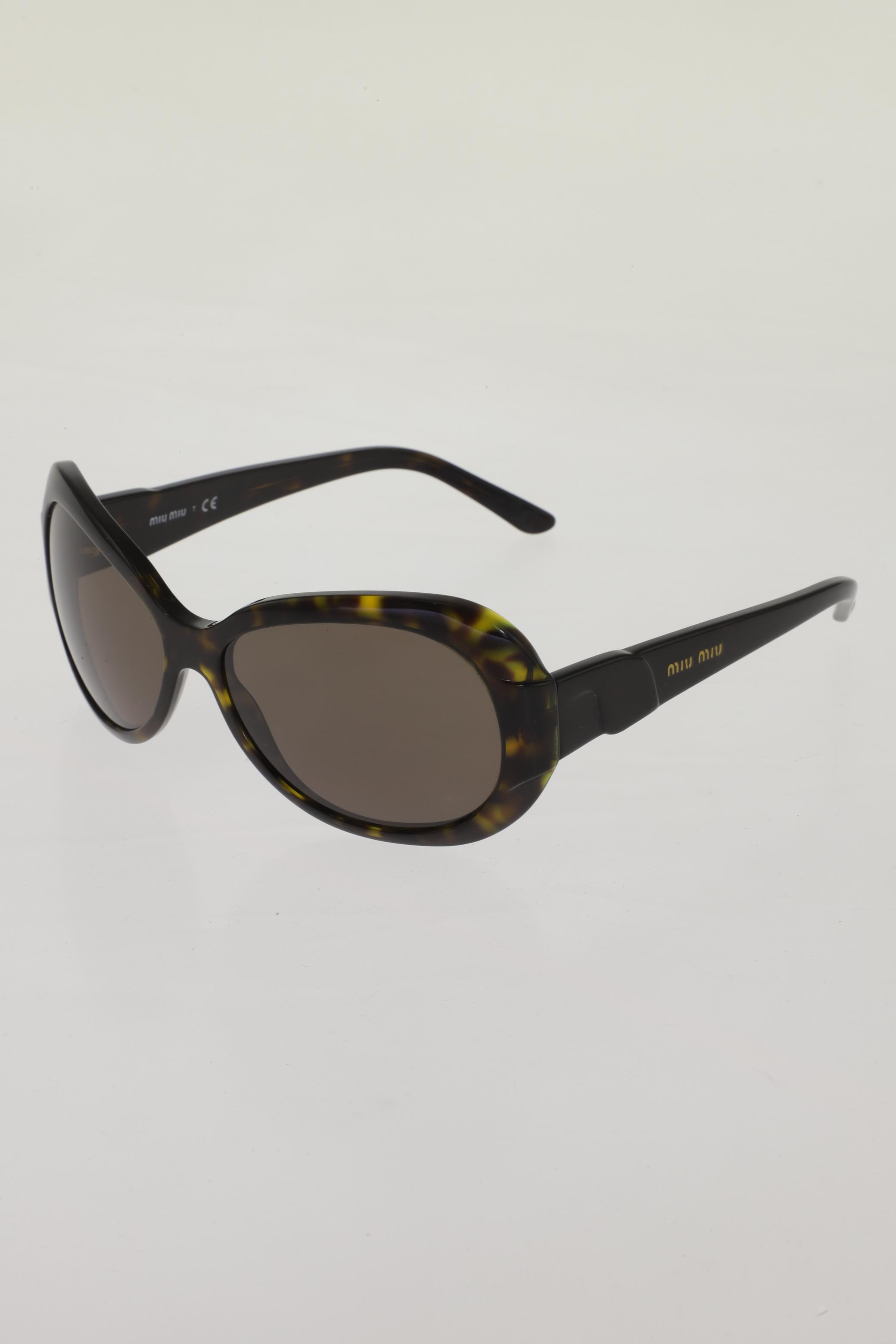 

Miu Miu Damen Sonnenbrille, braun, Gr.