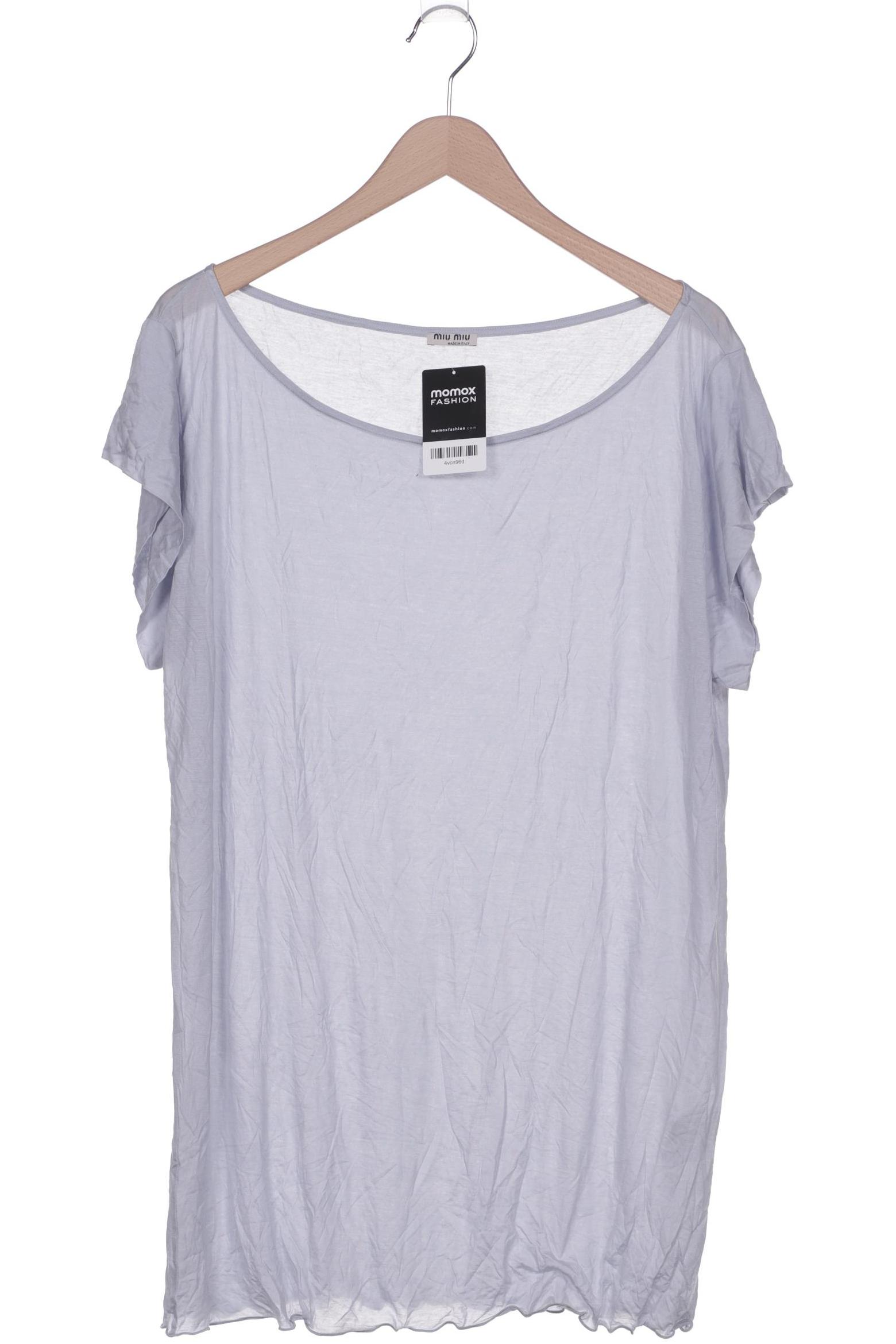 

Miu Miu Damen T-Shirt, hellblau, Gr. 46