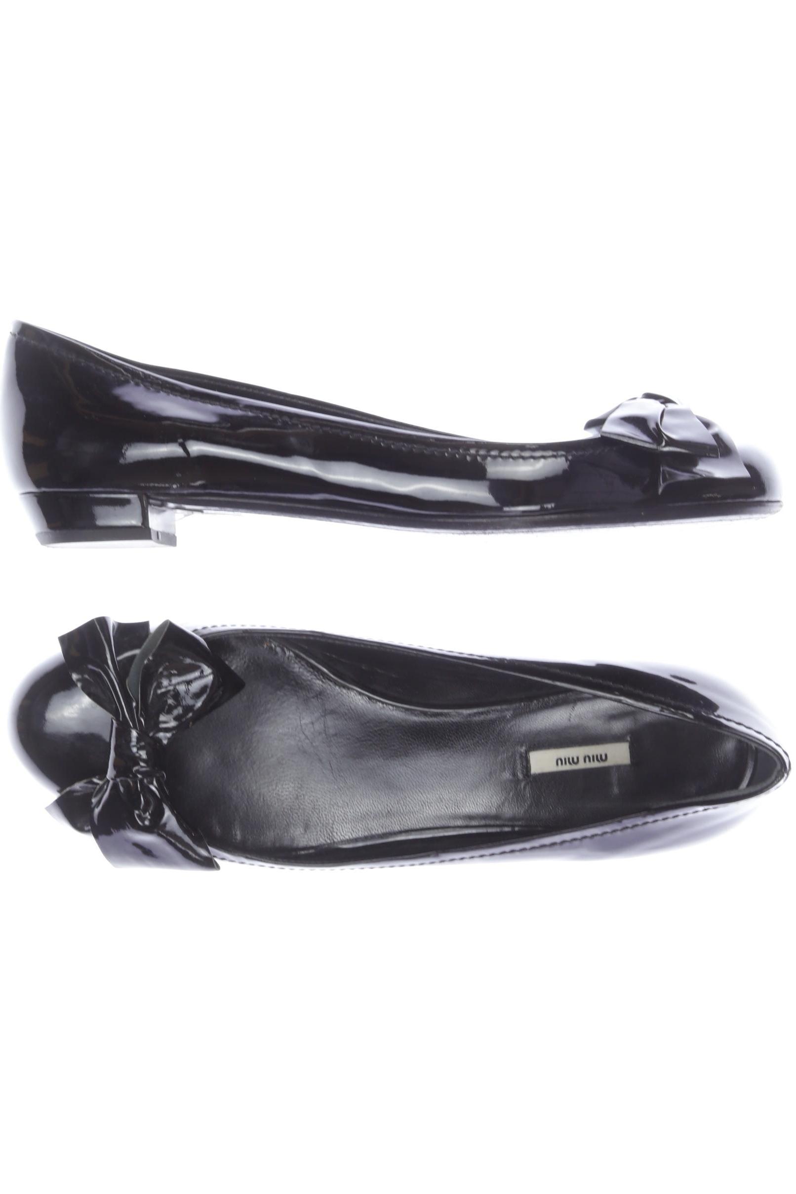 

Miu Miu Damen Ballerinas, schwarz, Gr. 39