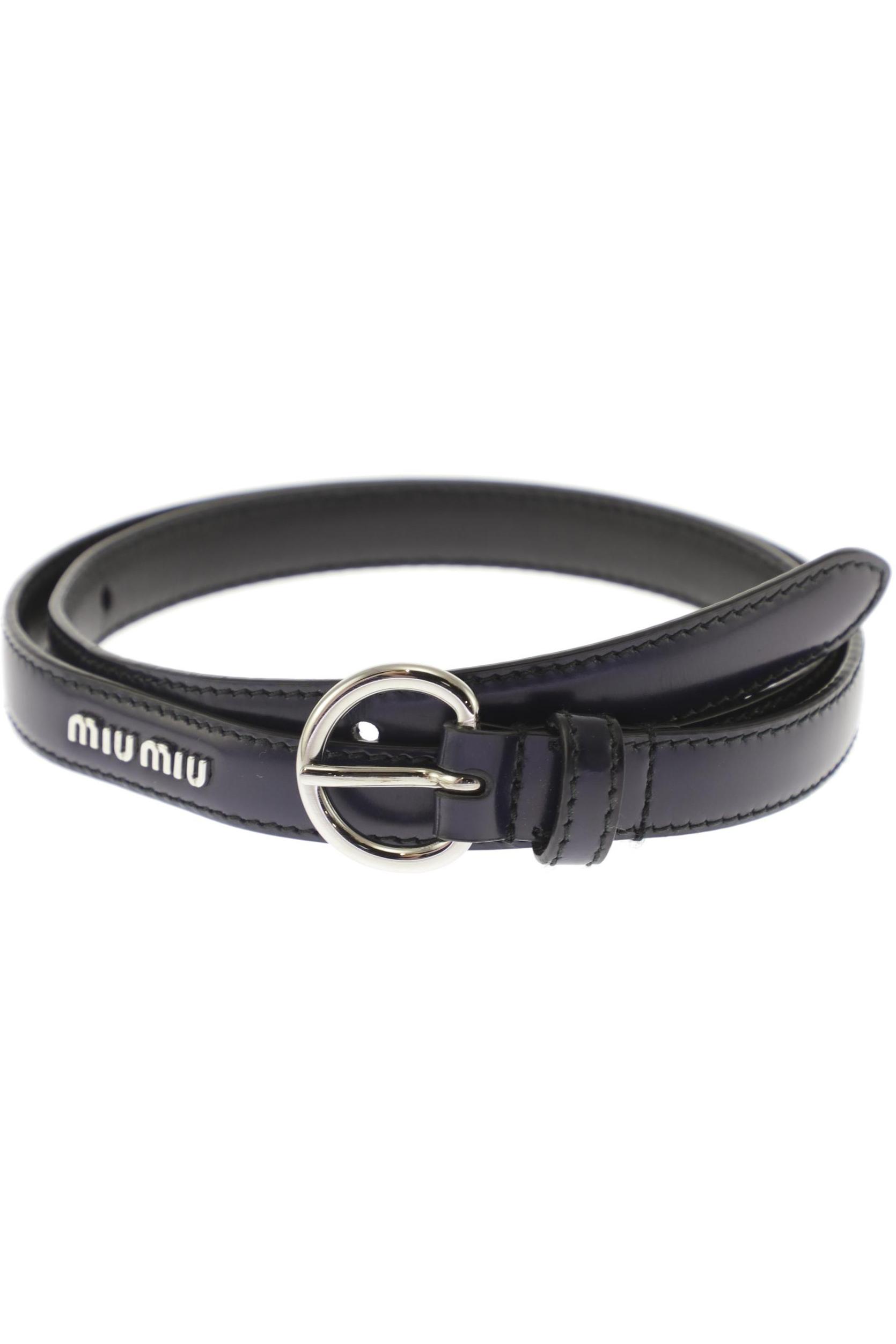 

Miu Miu Damen Gürtel, marineblau, Gr. 70