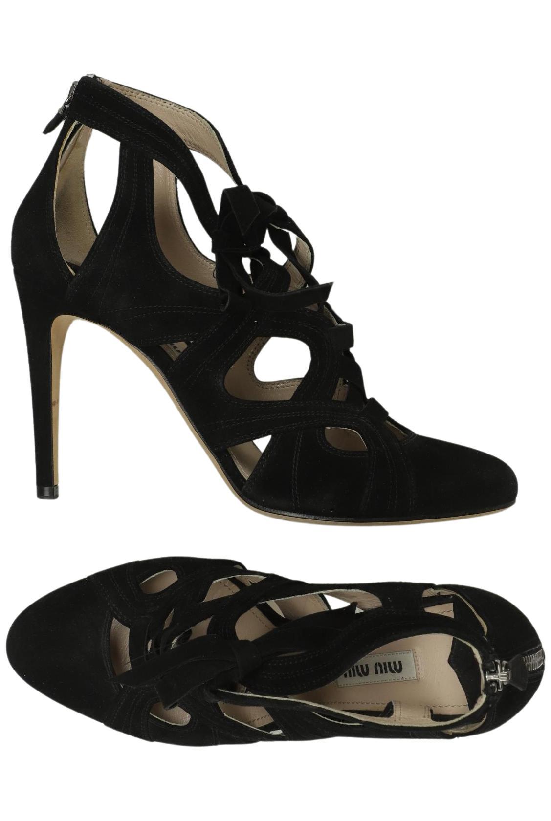 

Miu Miu Damen Pumps, schwarz, Gr. 38