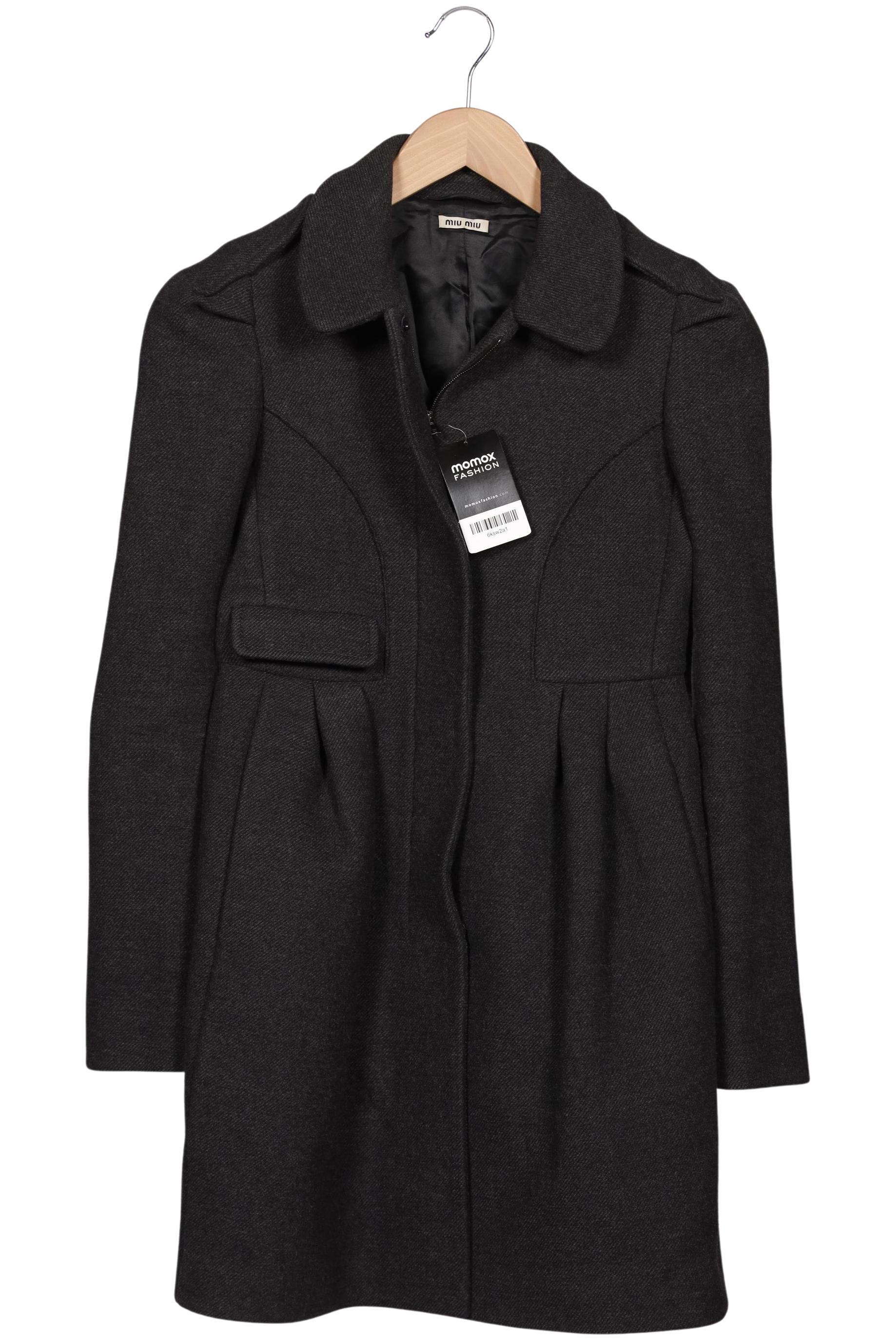 

Miu Miu Damen Mantel, grau, Gr. 40