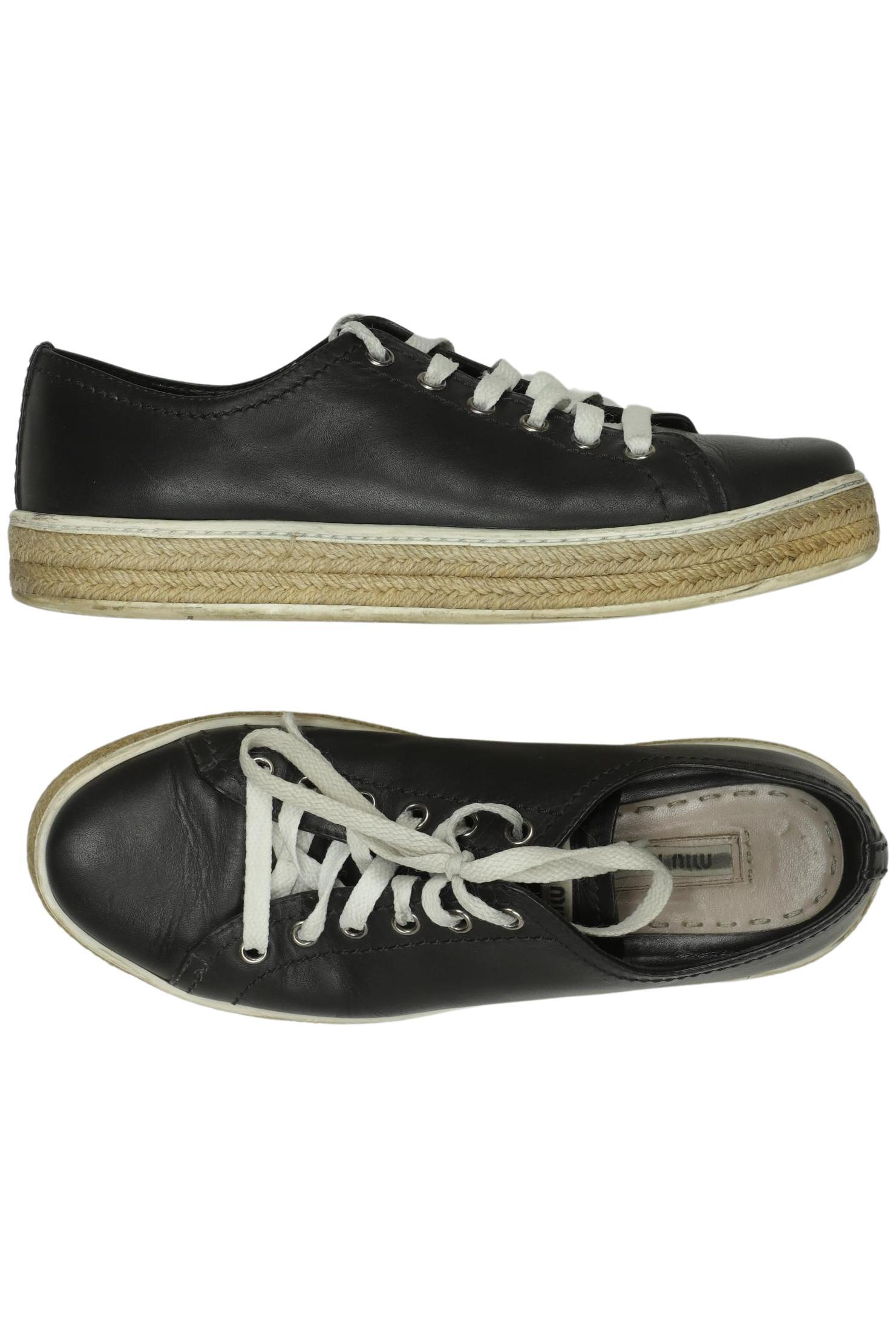 

Miu Miu Damen Sneakers, schwarz, Gr. 38.5