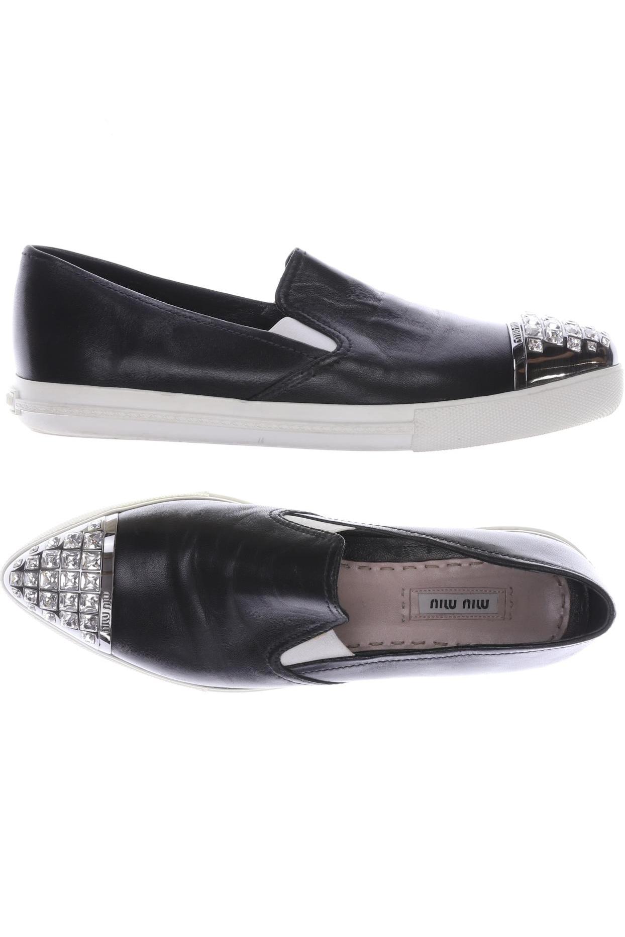 

Miu Miu Damen Halbschuh, schwarz, Gr. 39