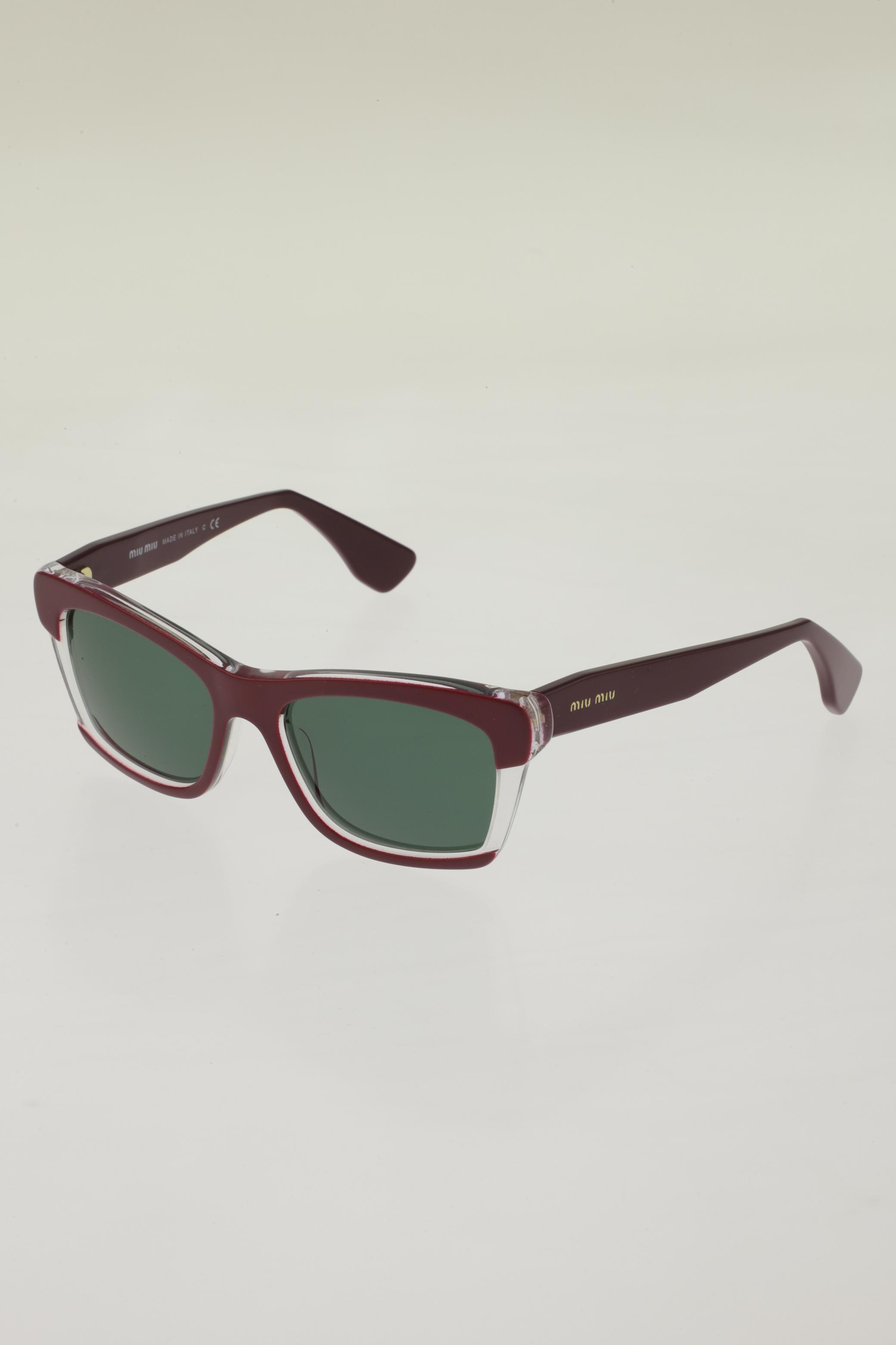 

Miu Miu Damen Sonnenbrille, bordeaux, Gr.