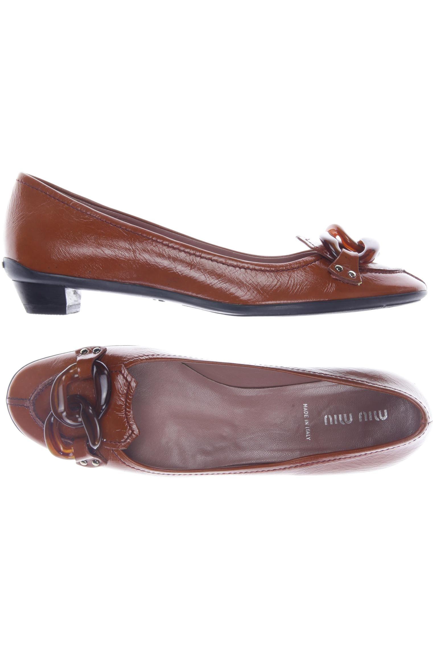 

Miu Miu Damen Ballerinas, braun