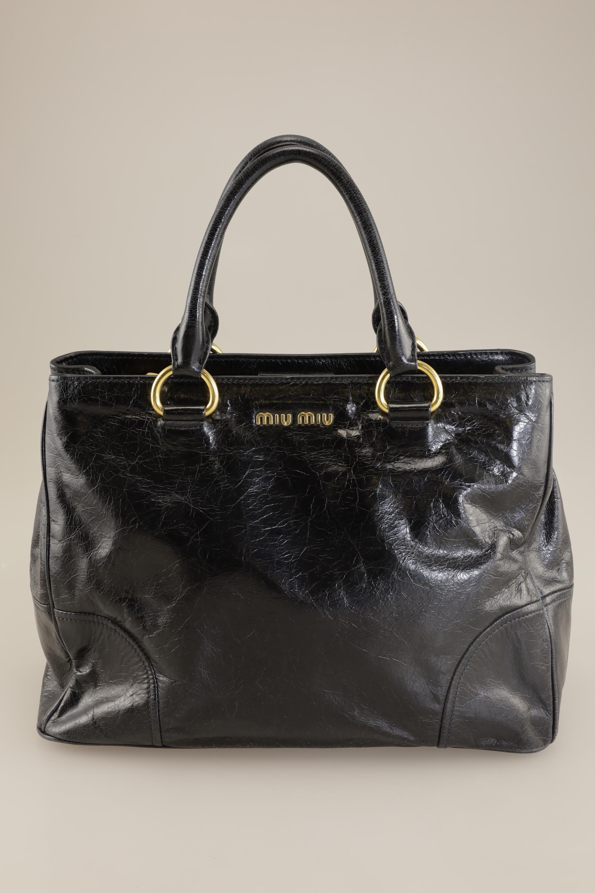 

Miu Miu Damen Handtasche, schwarz, Gr.