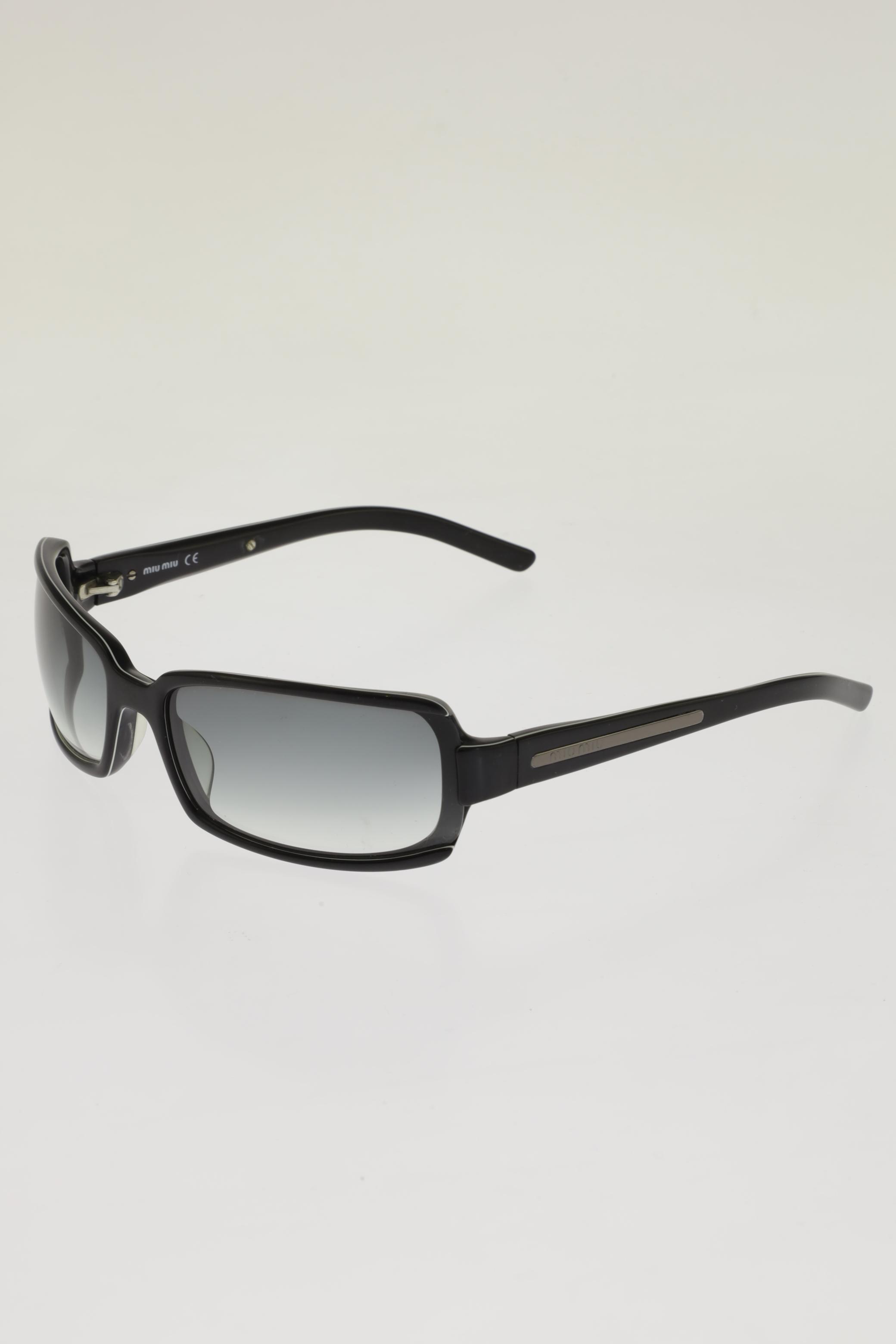

Miu Miu Damen Sonnenbrille, schwarz, Gr.