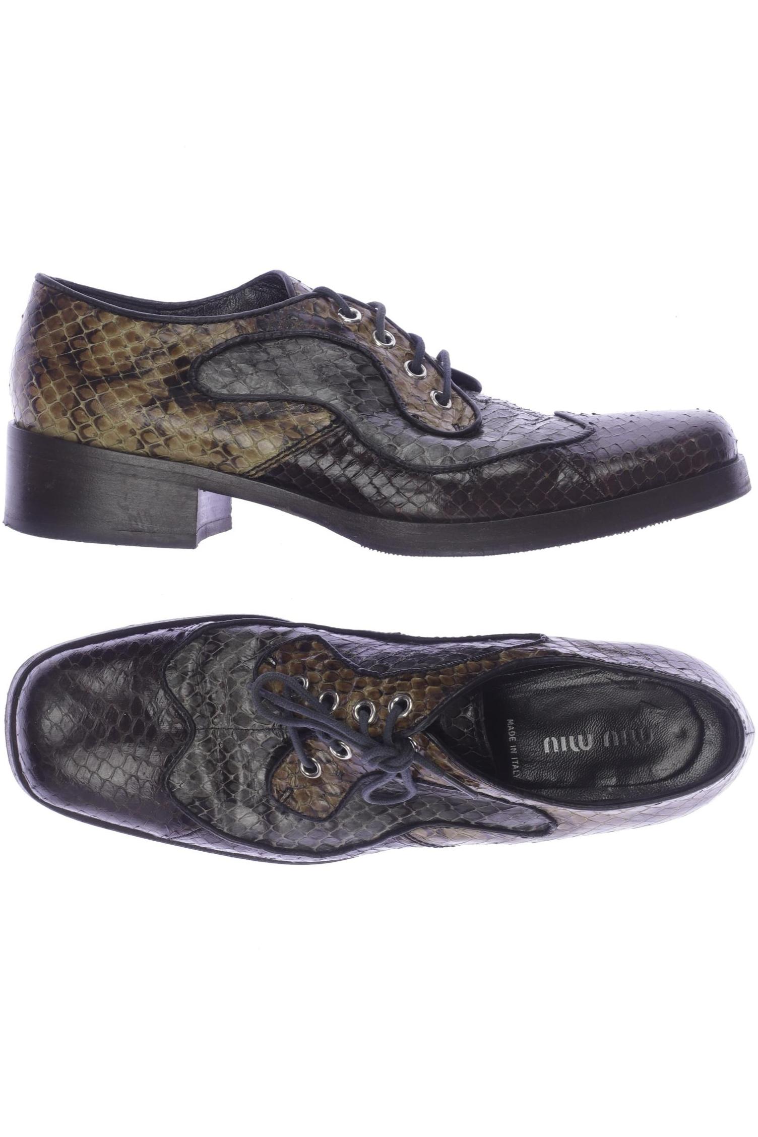 

Miu Miu Damen Halbschuh, braun, Gr. 38