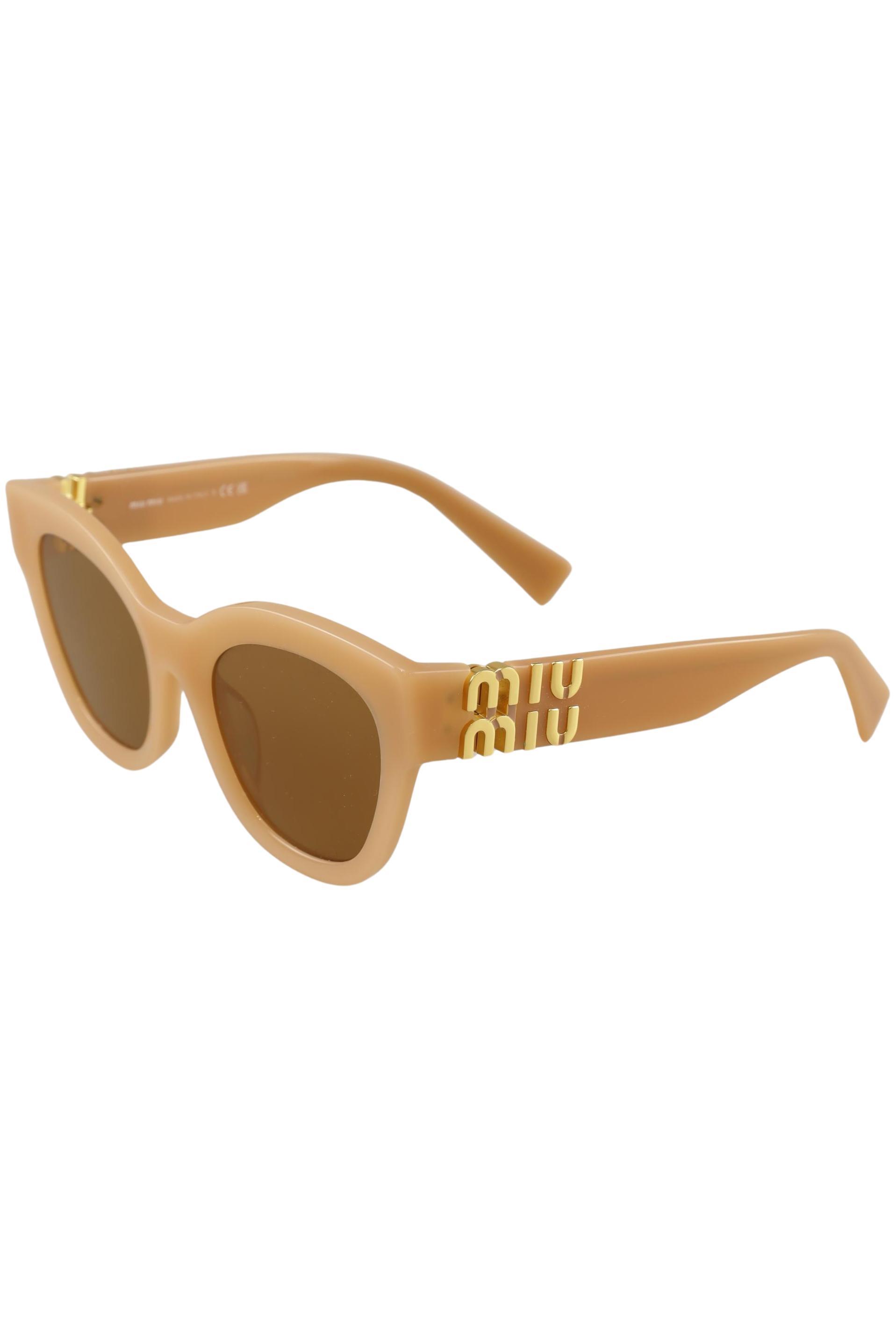 

Miu Miu Damen Sonnenbrille, beige, Gr.