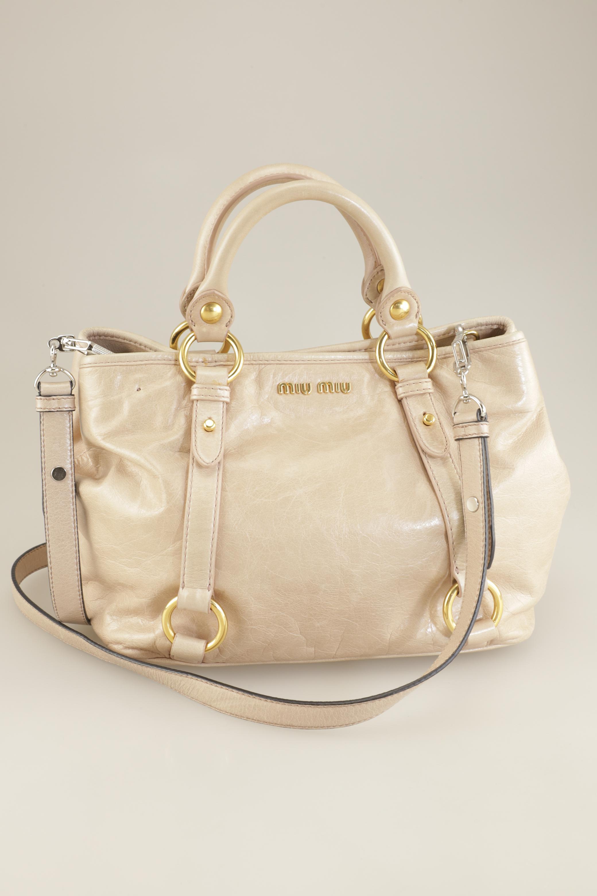 

Miu Miu Damen Handtasche, beige, Gr.